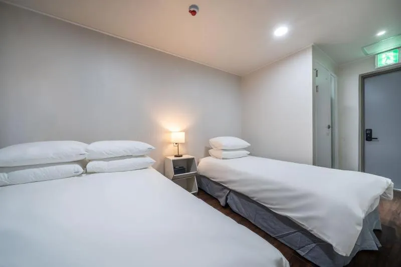 Bed in MAYONE HOTEL Myeongdong