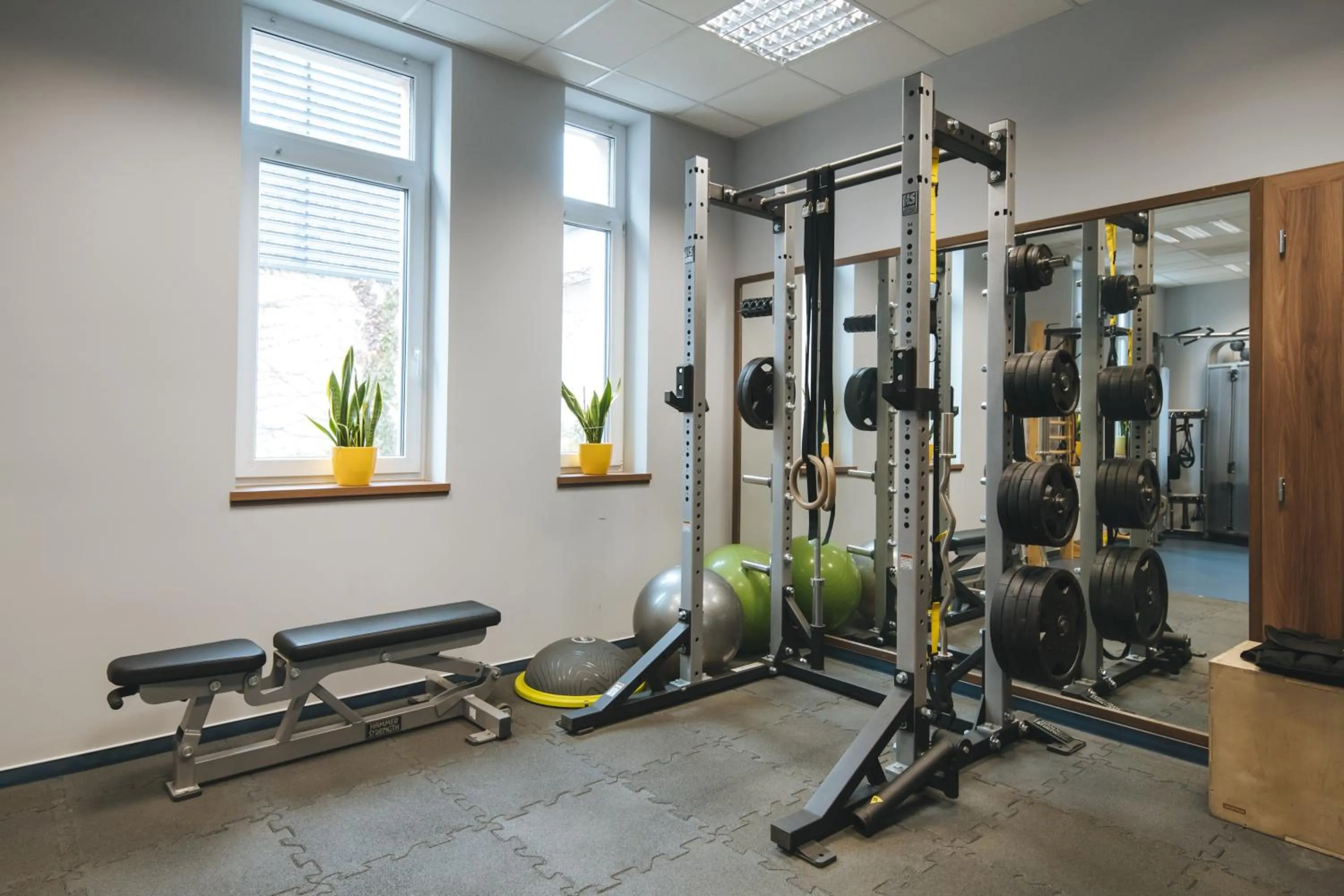 Fitness centre/facilities in Imola Hotel Platán