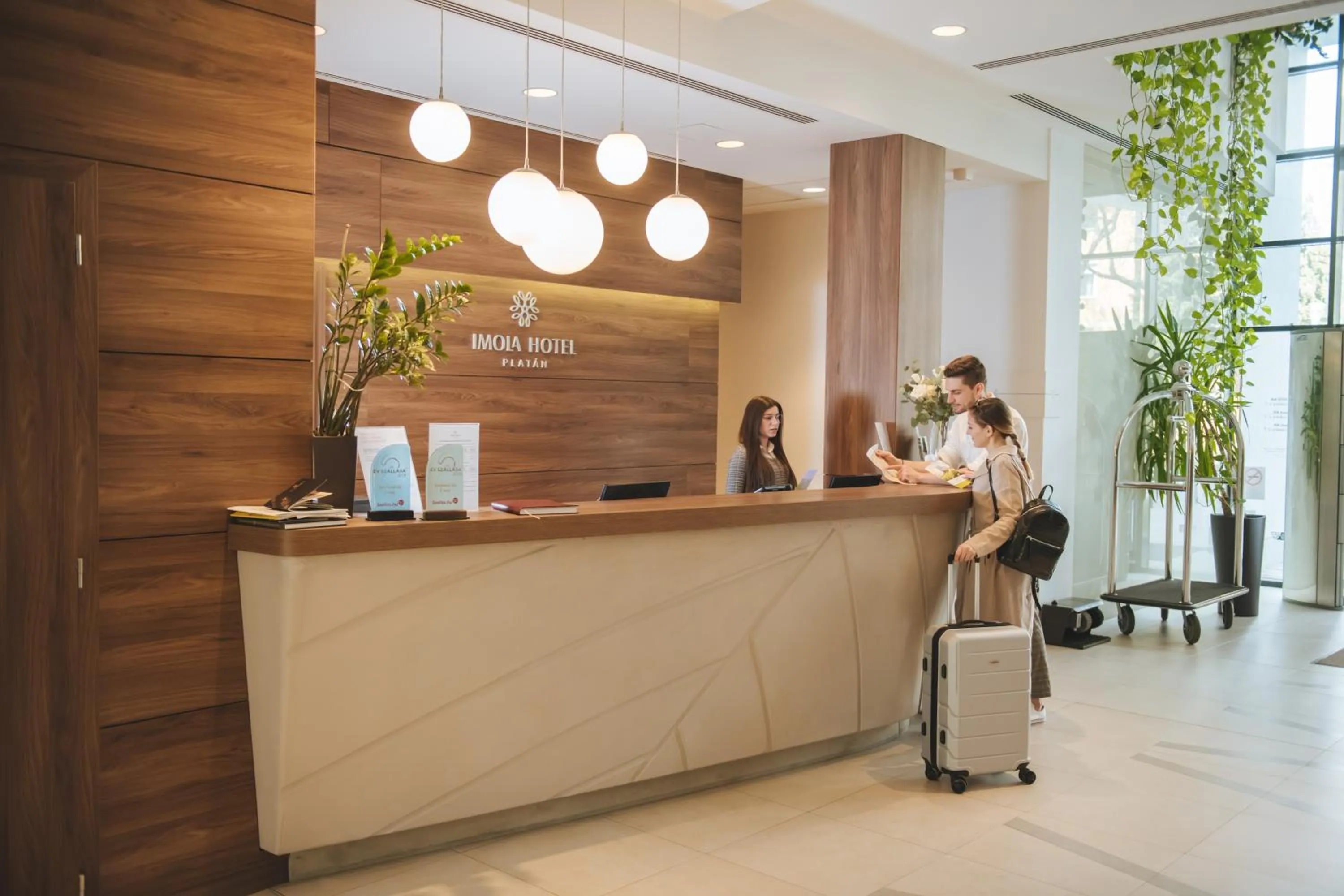 Facade/entrance in Imola Hotel Platán