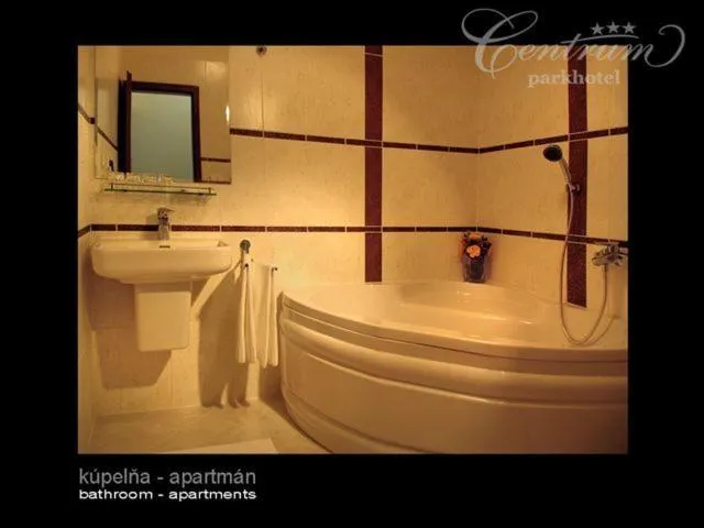 Text overlay in Parkhotel Centrum