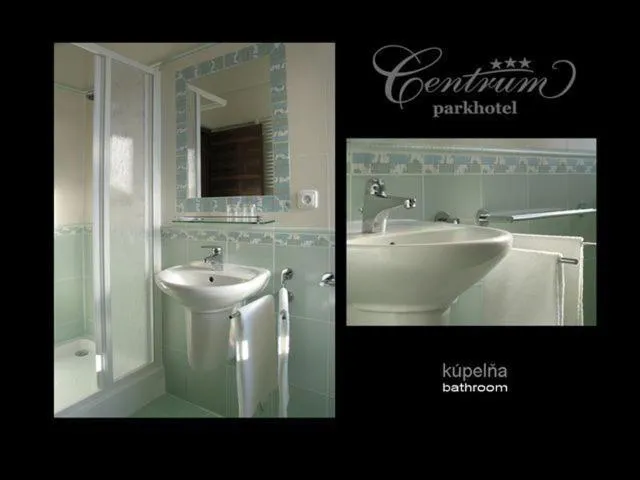 Text overlay in Parkhotel Centrum