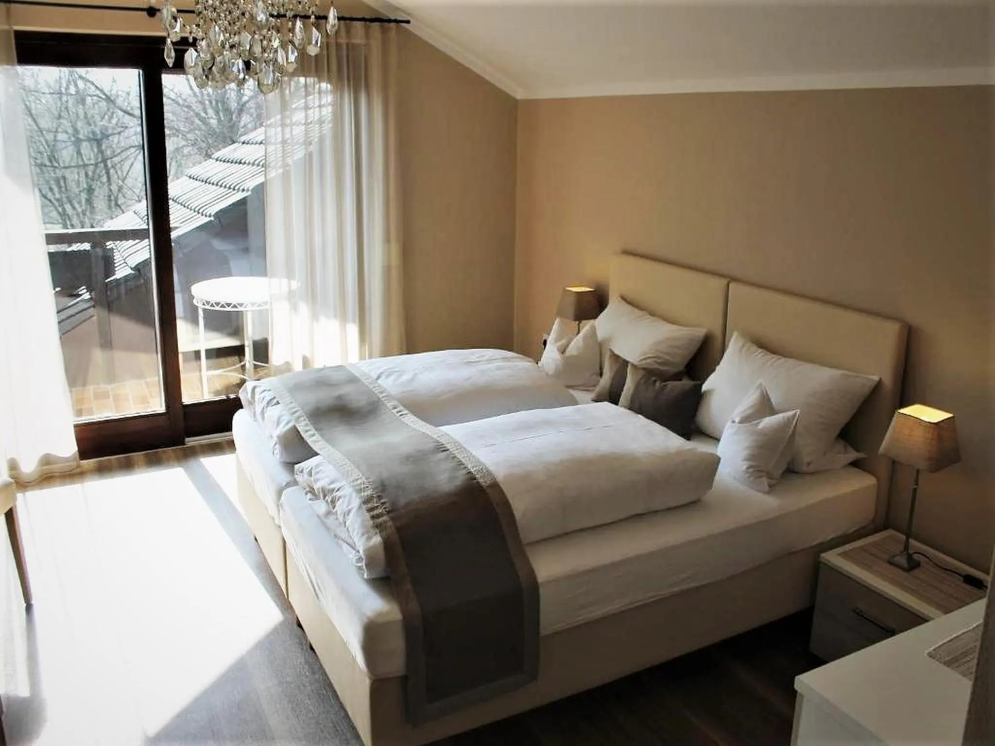 Bed in Hotel garni Bellevue