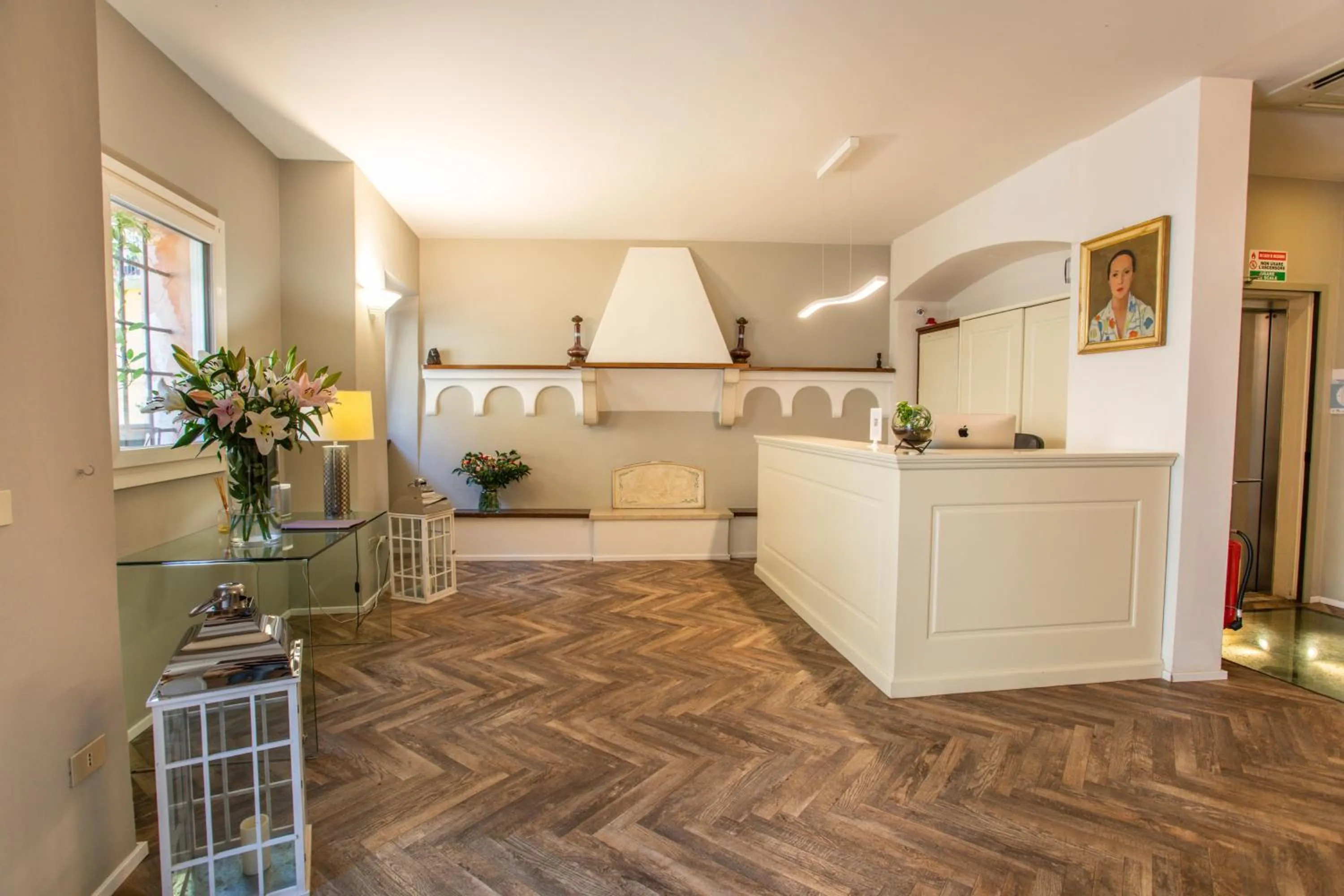 Lobby or reception in Hotel Degli Oleandri