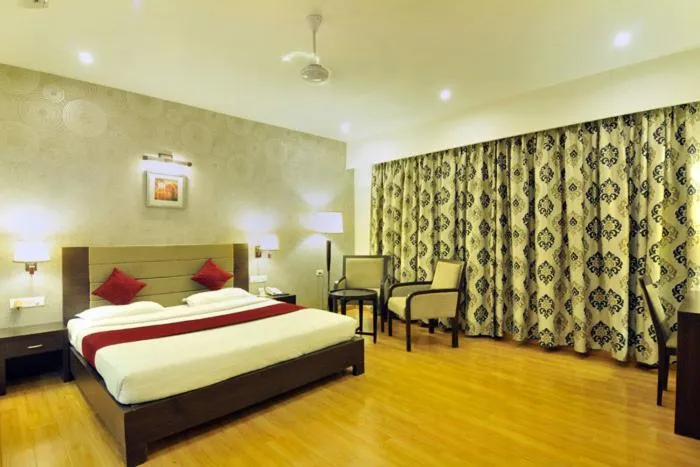 Photo of the whole room, Bed in Hotel Aditya