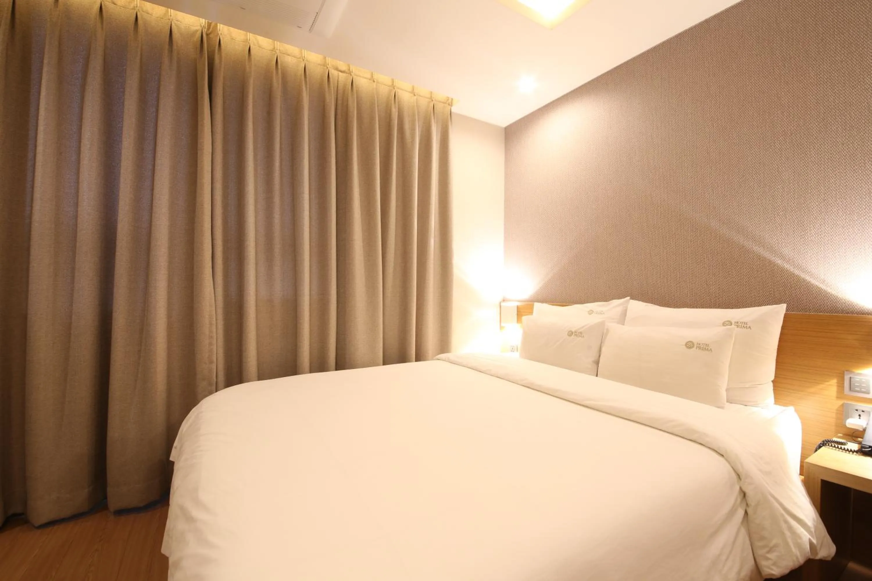 Bed in Hotel Prima Busan