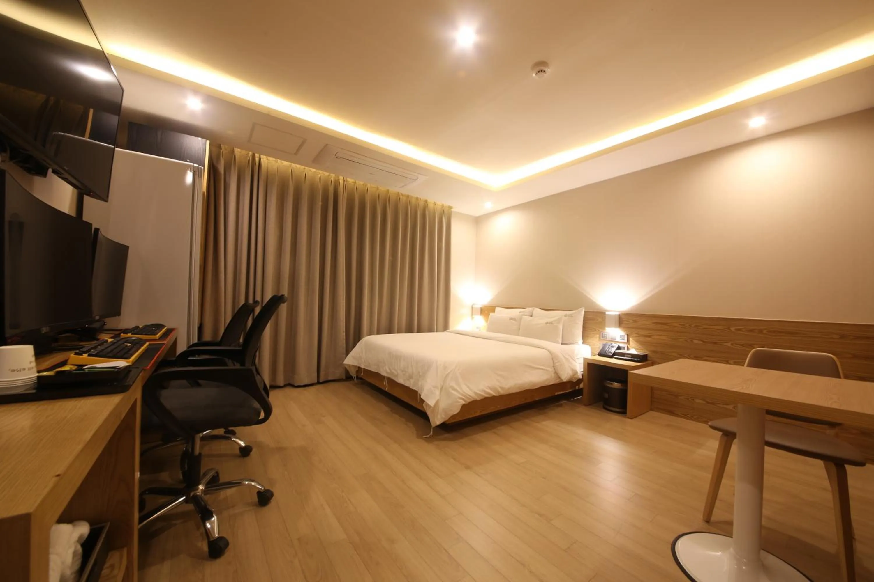 Bed in Hotel Prima Busan