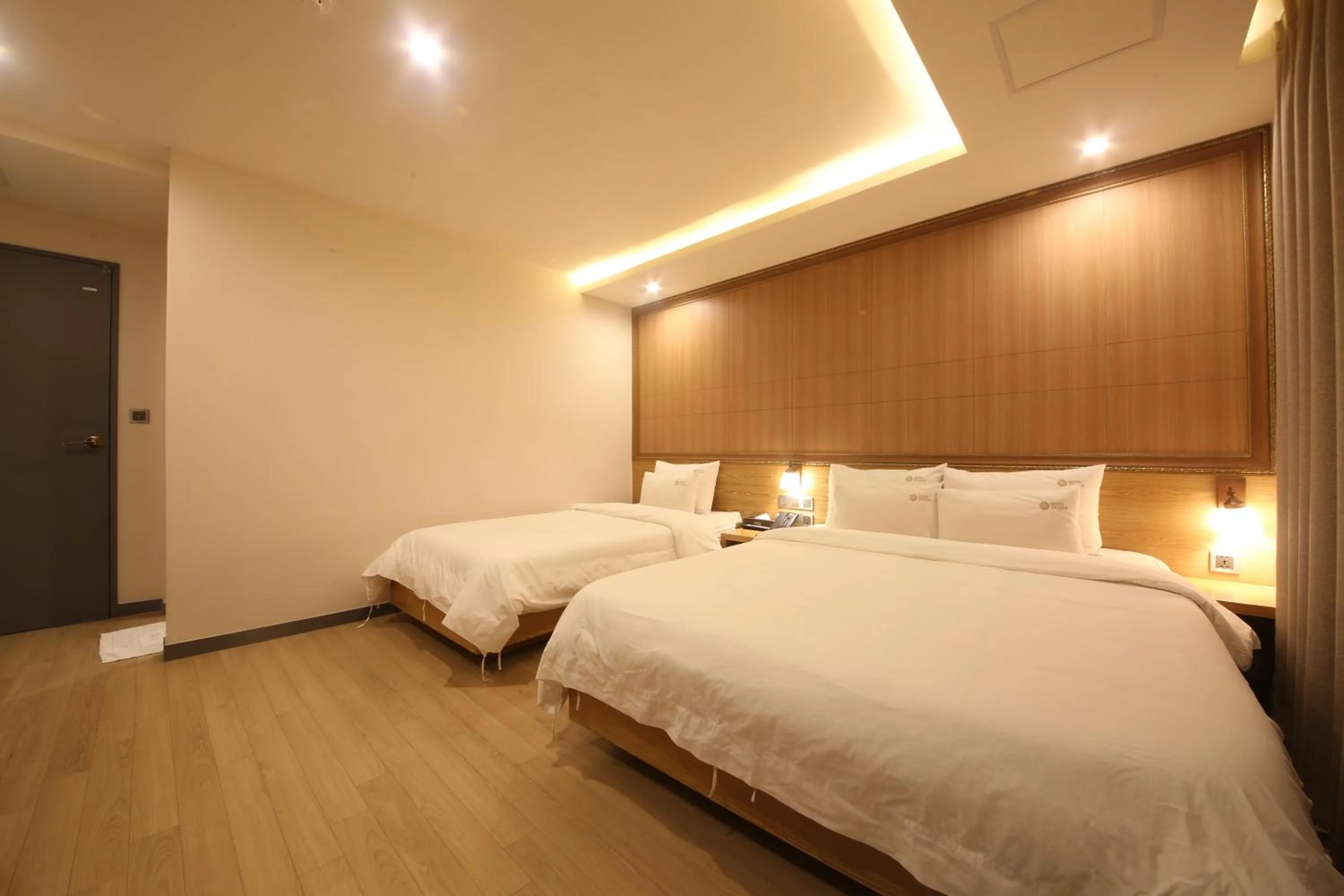 Bed in Hotel Prima Busan