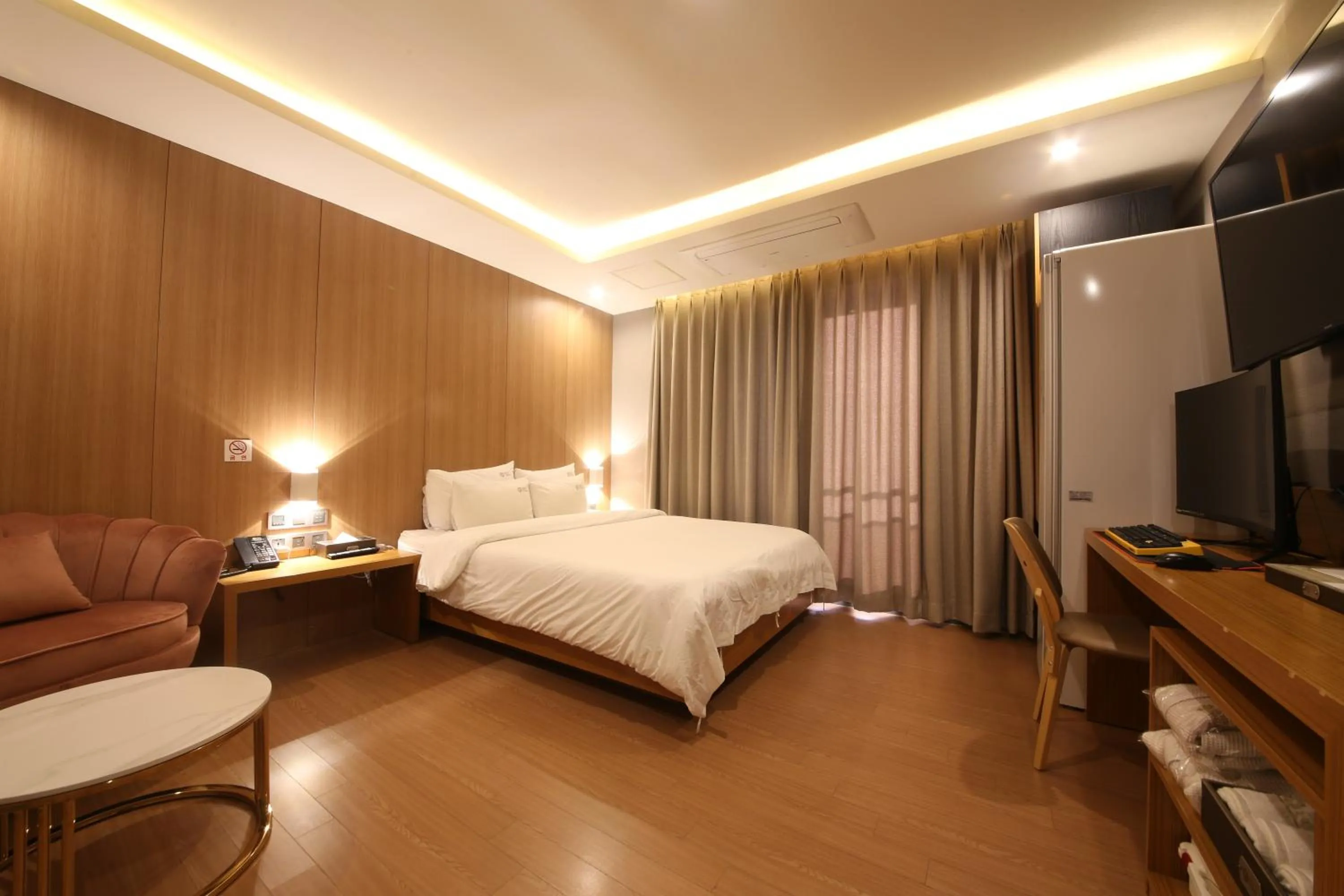 Bed in Hotel Prima Busan