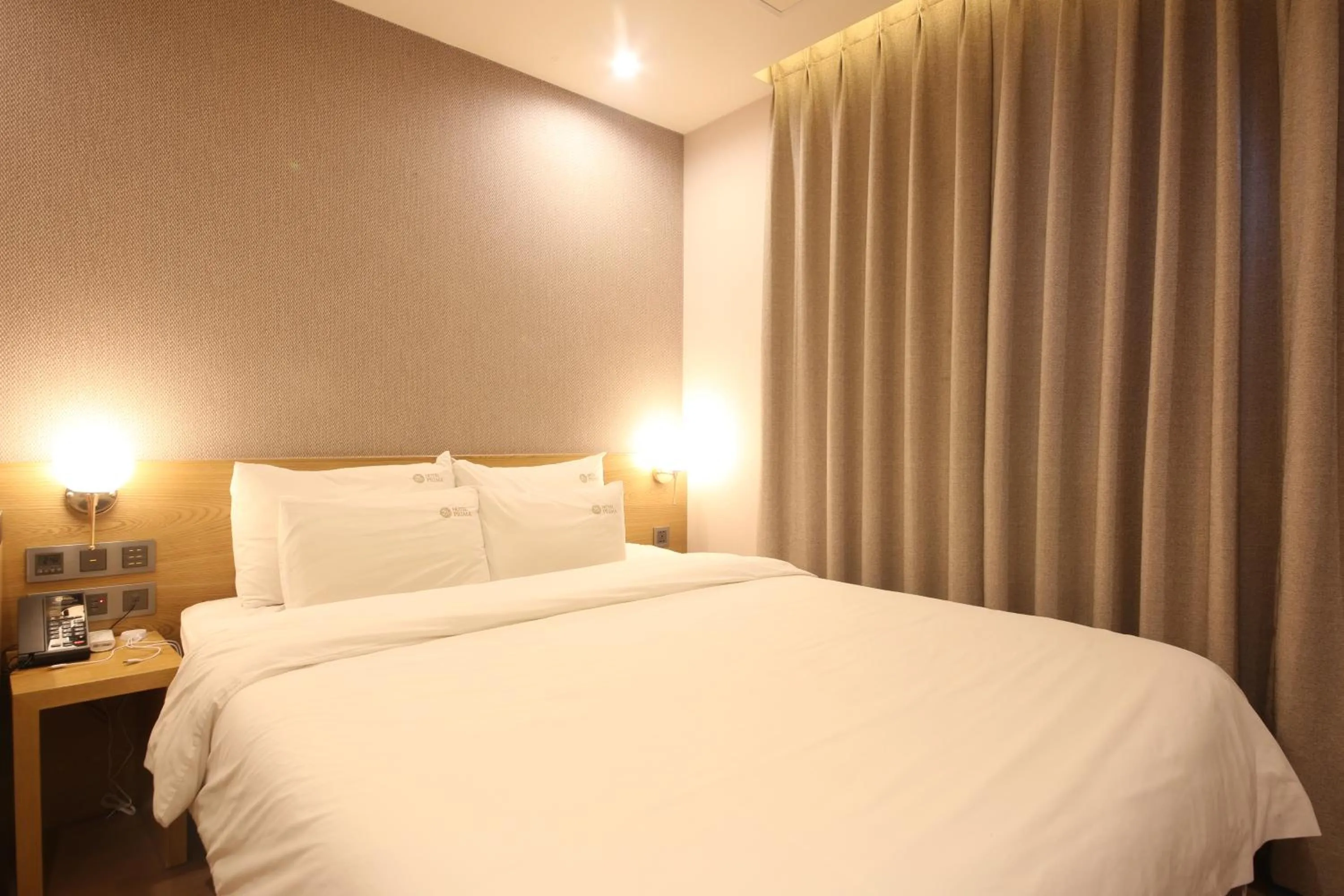 Bed in Hotel Prima Busan
