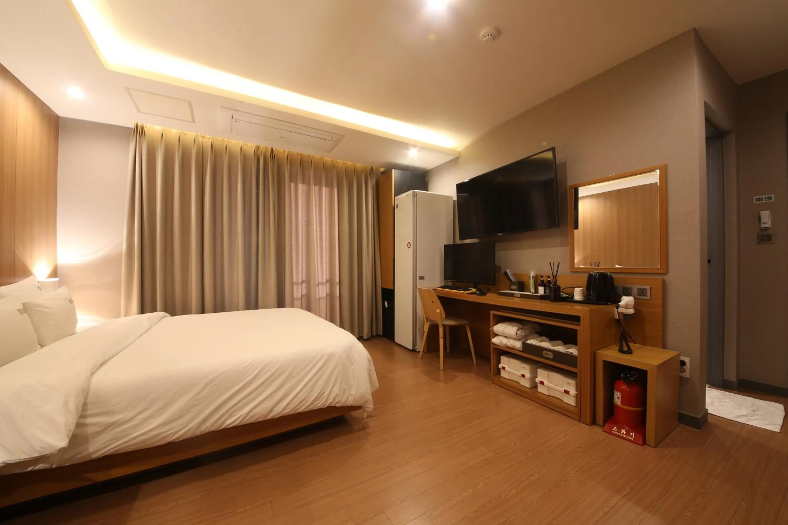 Bed in Hotel Prima Busan