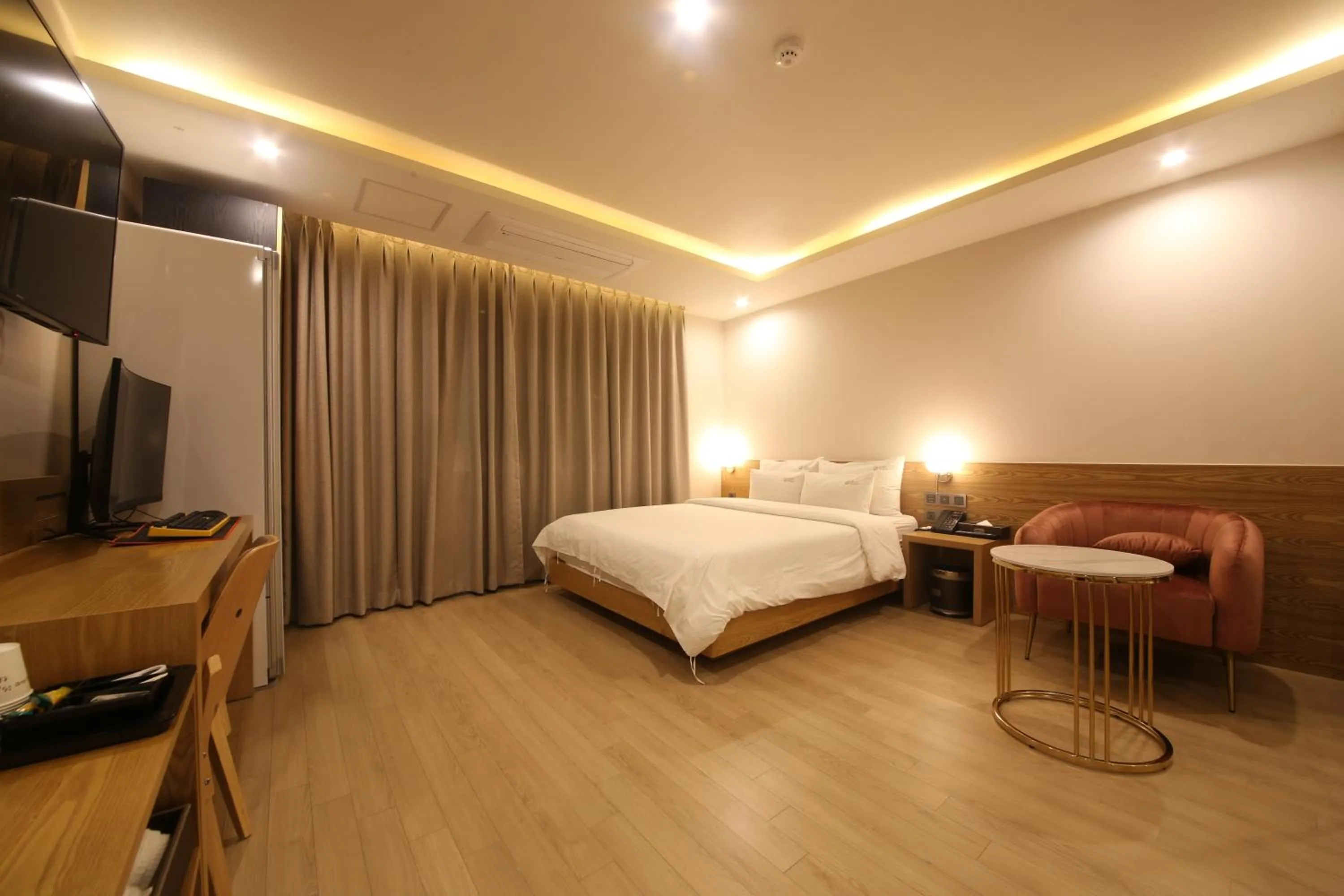 Bed in Hotel Prima Busan