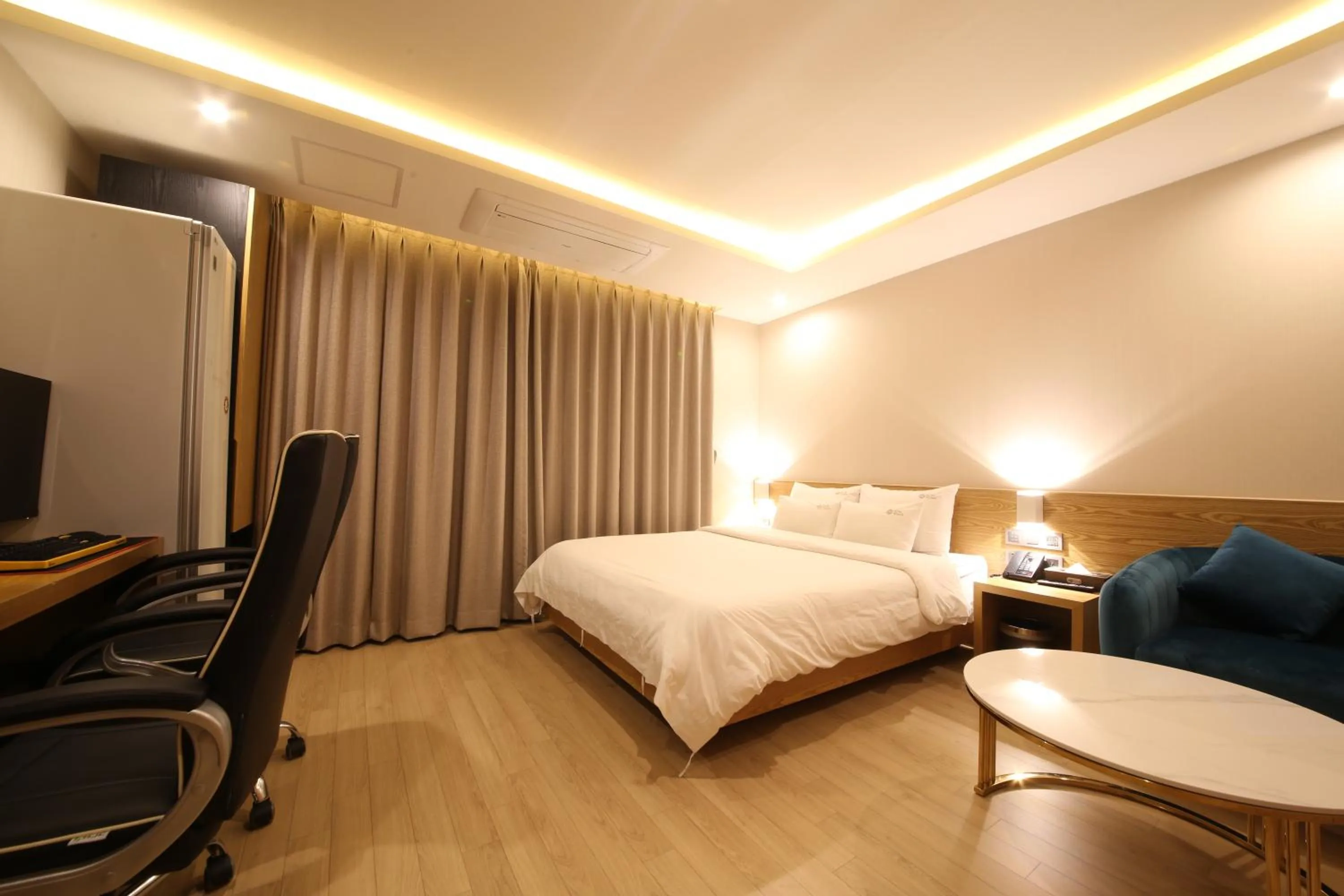 Bed in Hotel Prima Busan