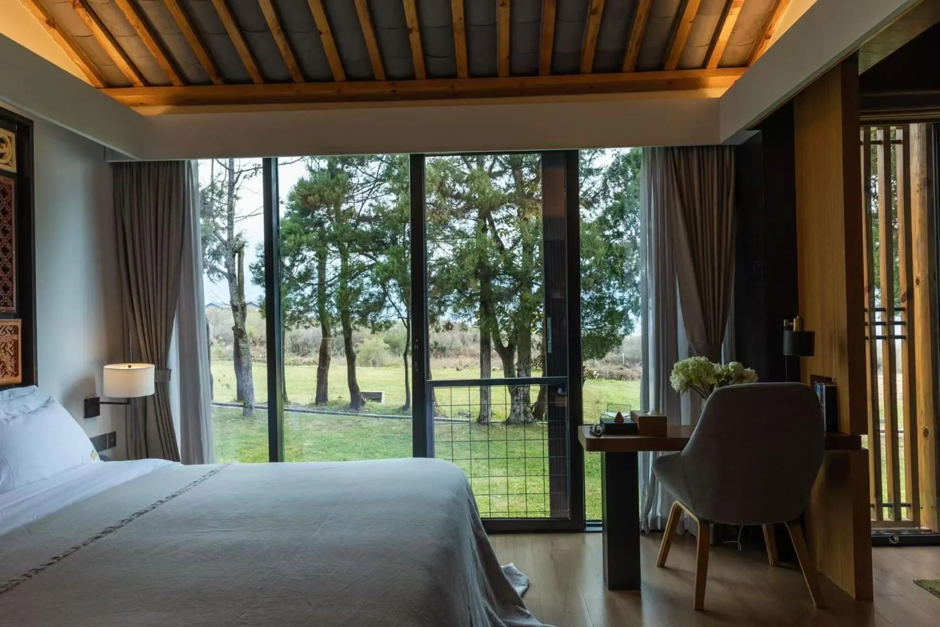 Bed in The Rock Hotel