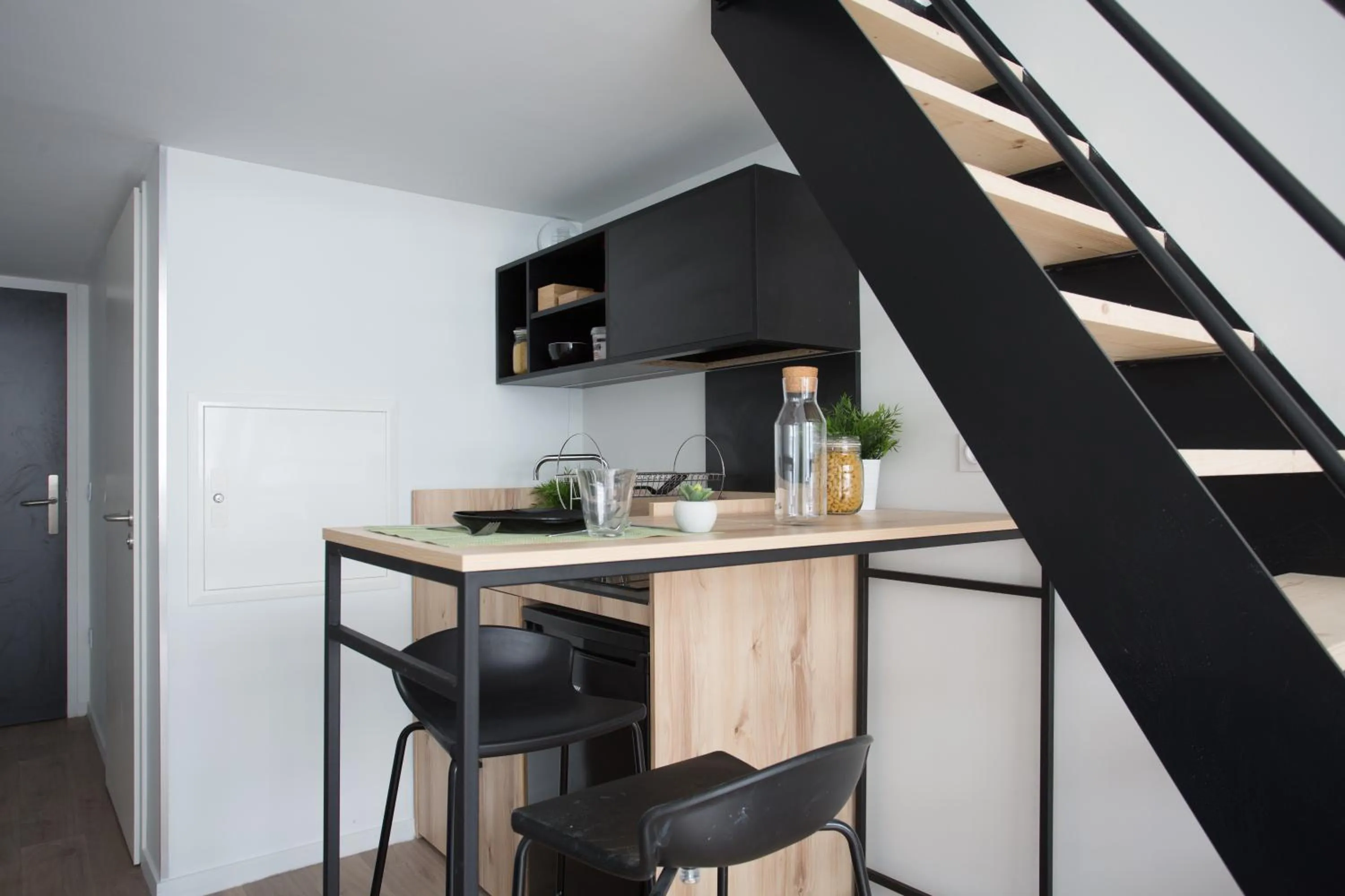 Kitchen or kitchenette in ECLA Paris Massy Palaiseau