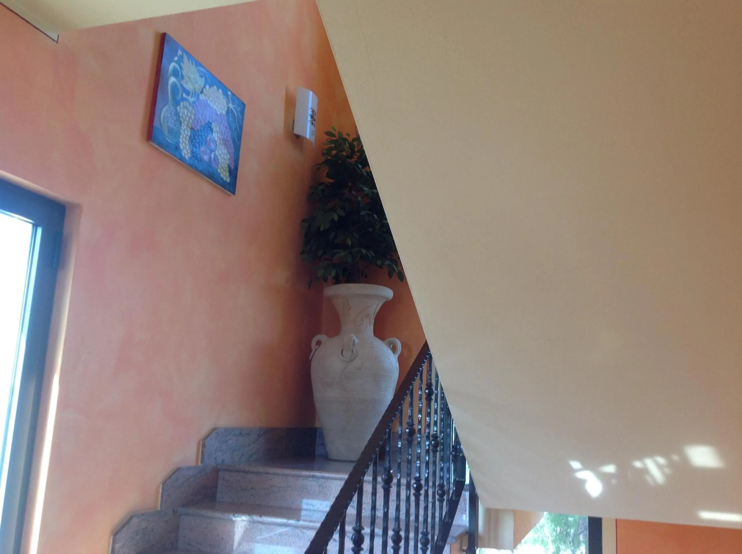 Decorative detail in Hotel Villa Rosa