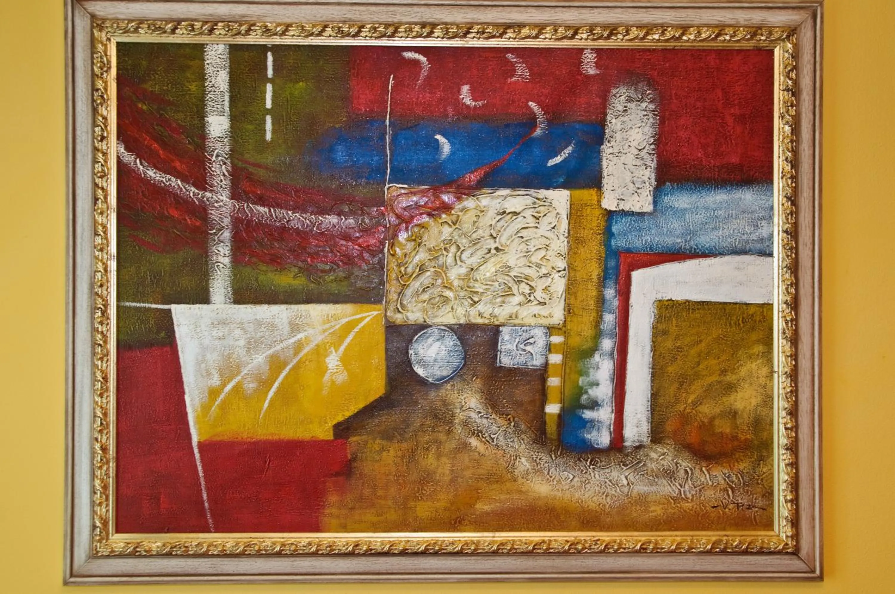 Decorative detail in Hotel Villa Rosa