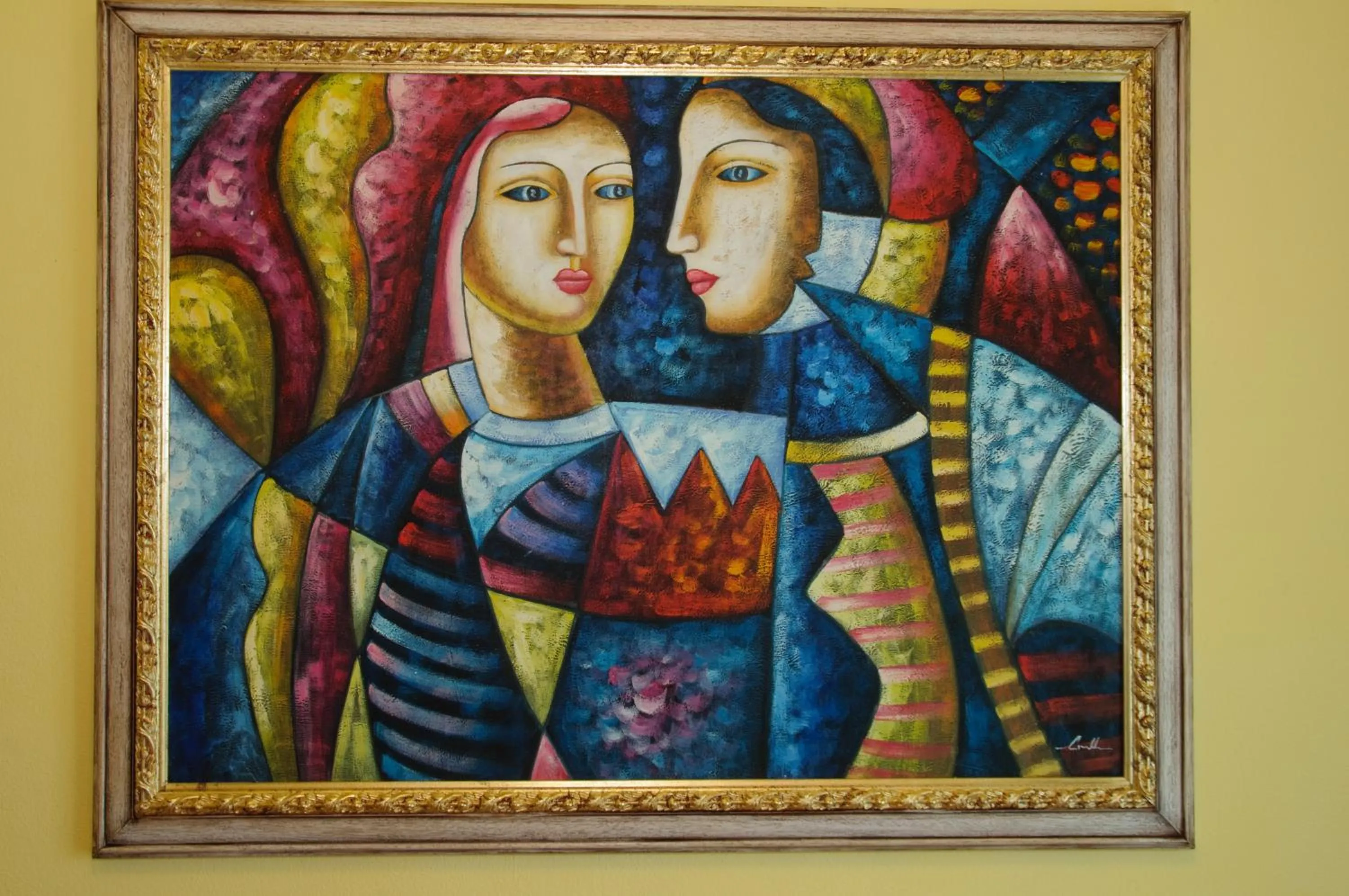 Decorative detail in Hotel Villa Rosa