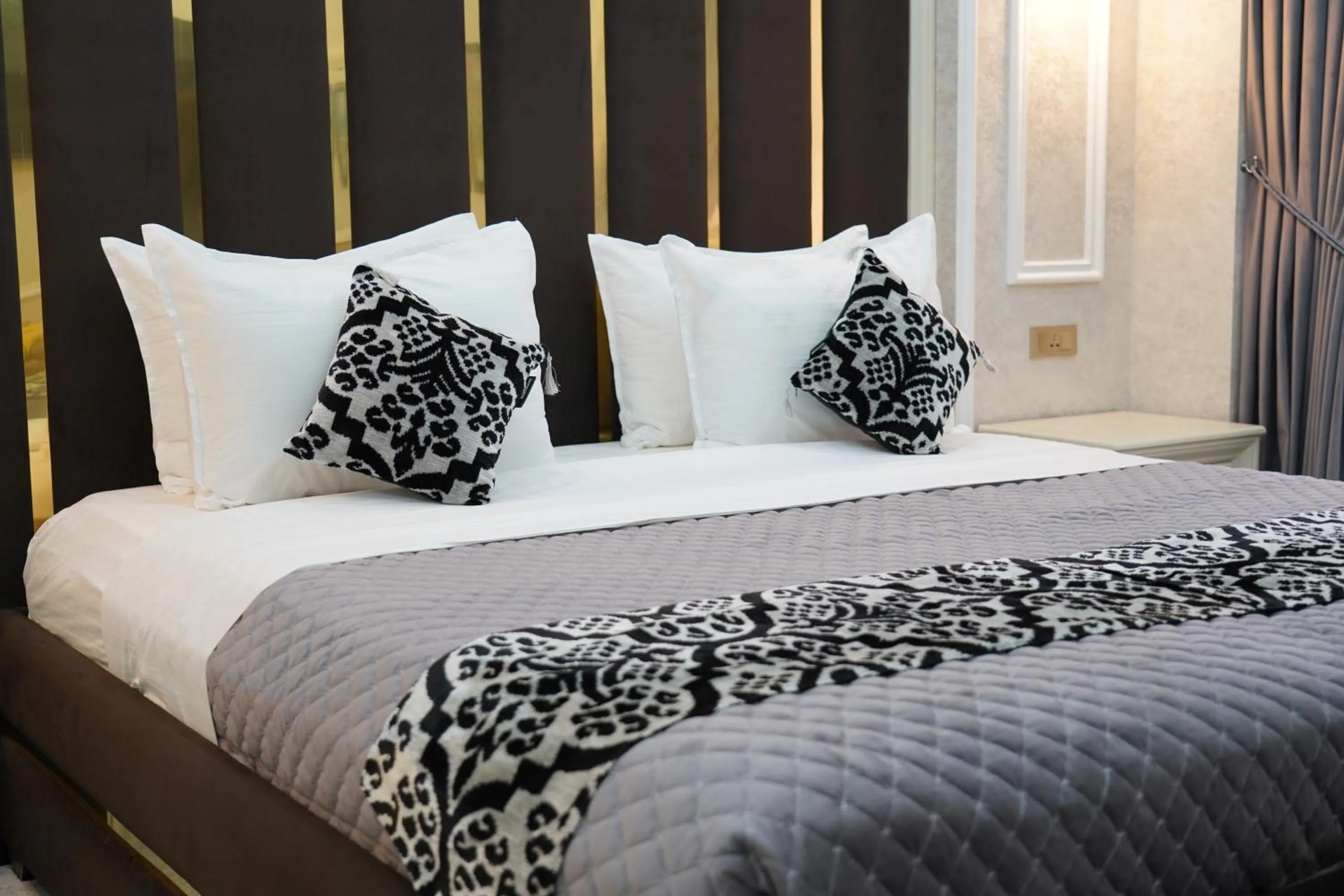 Bed in Shaxzoda Elite Hotel