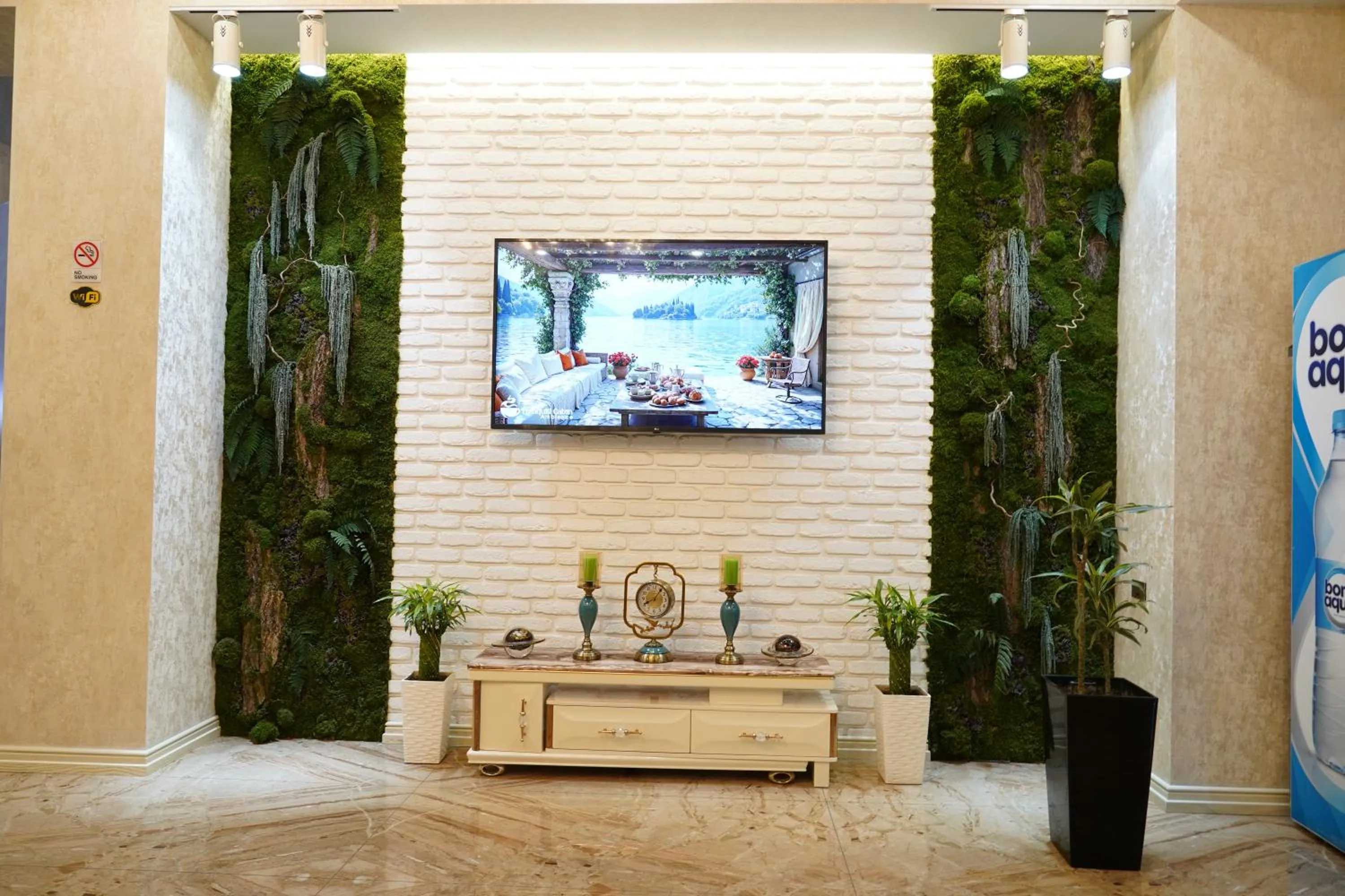 Living room in Shaxzoda Elite Hotel