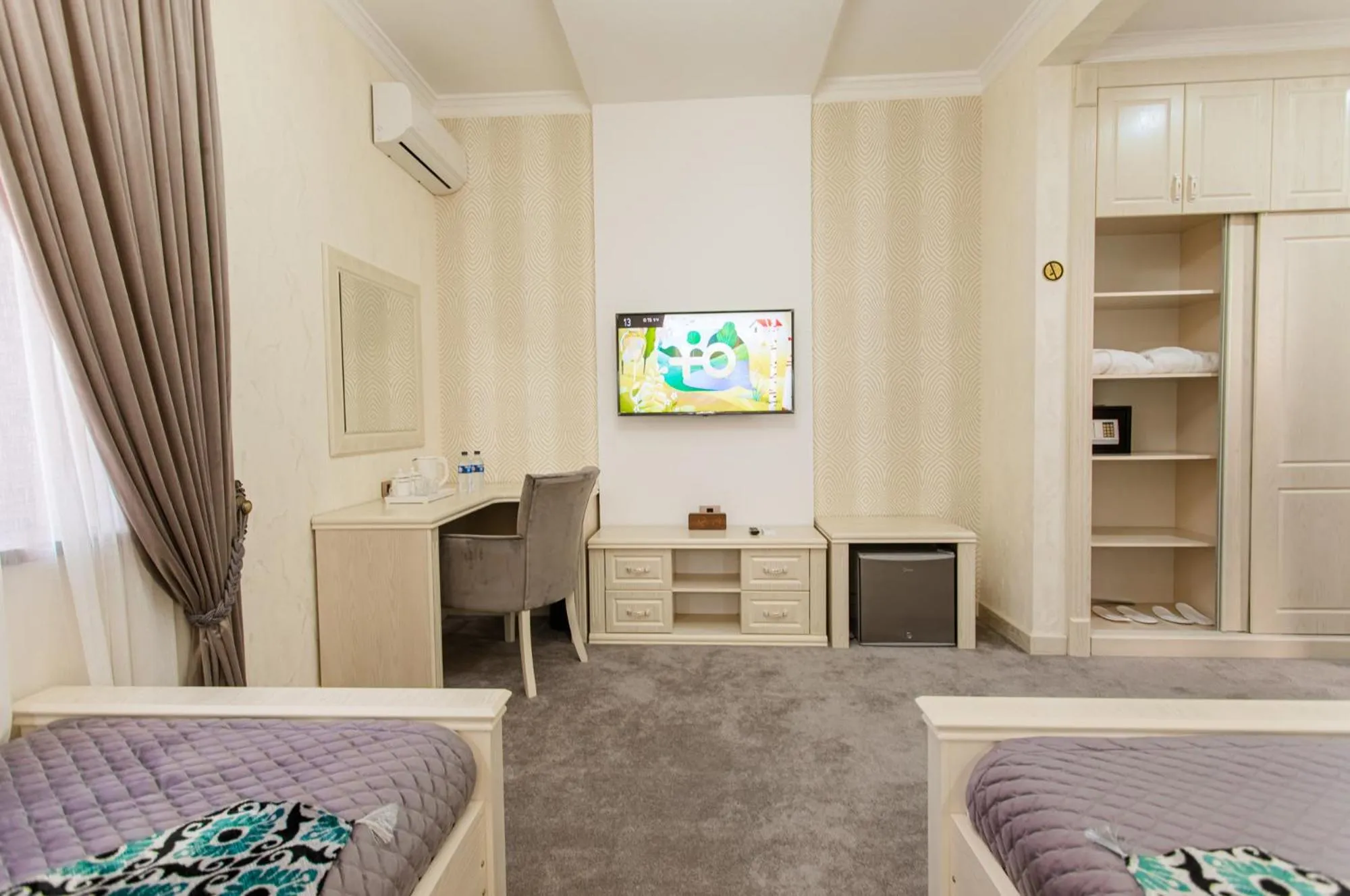 Photo of the whole room, Bed in Shaxzoda Elite Hotel