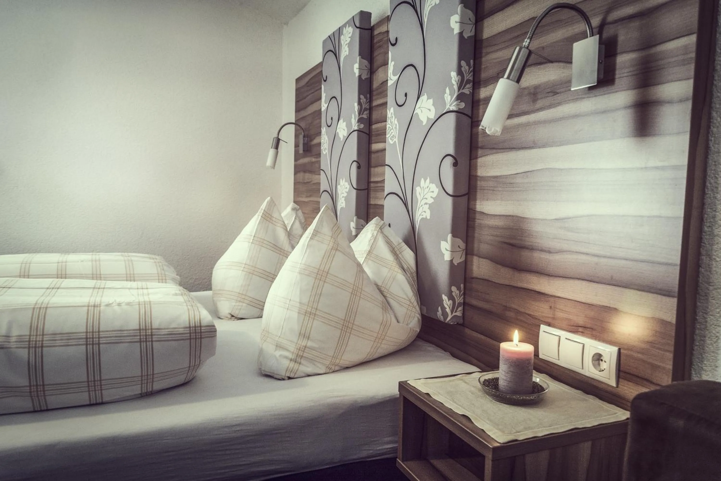 Bed in Gasthof Pension Alpenblick