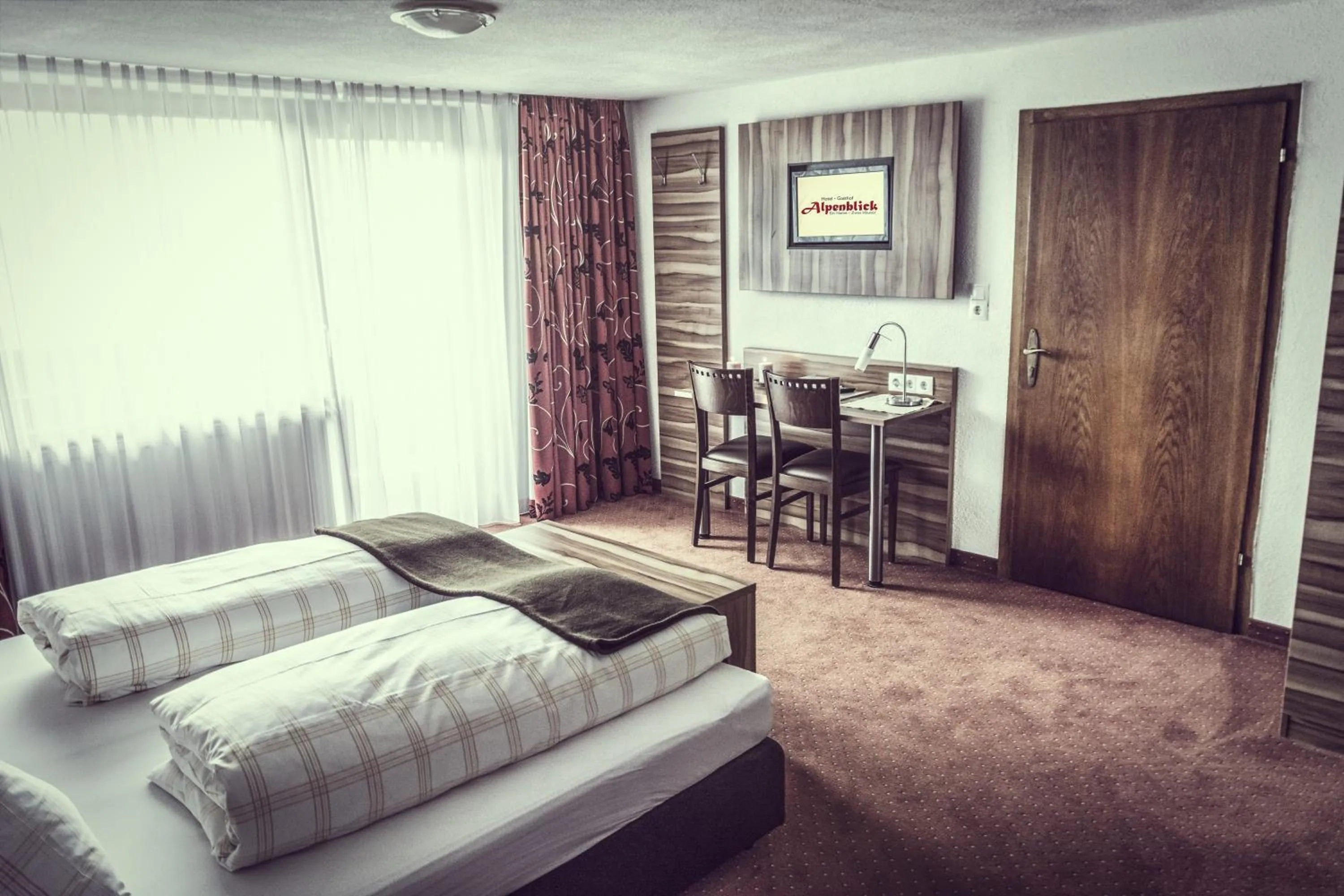 Bed in Gasthof Pension Alpenblick