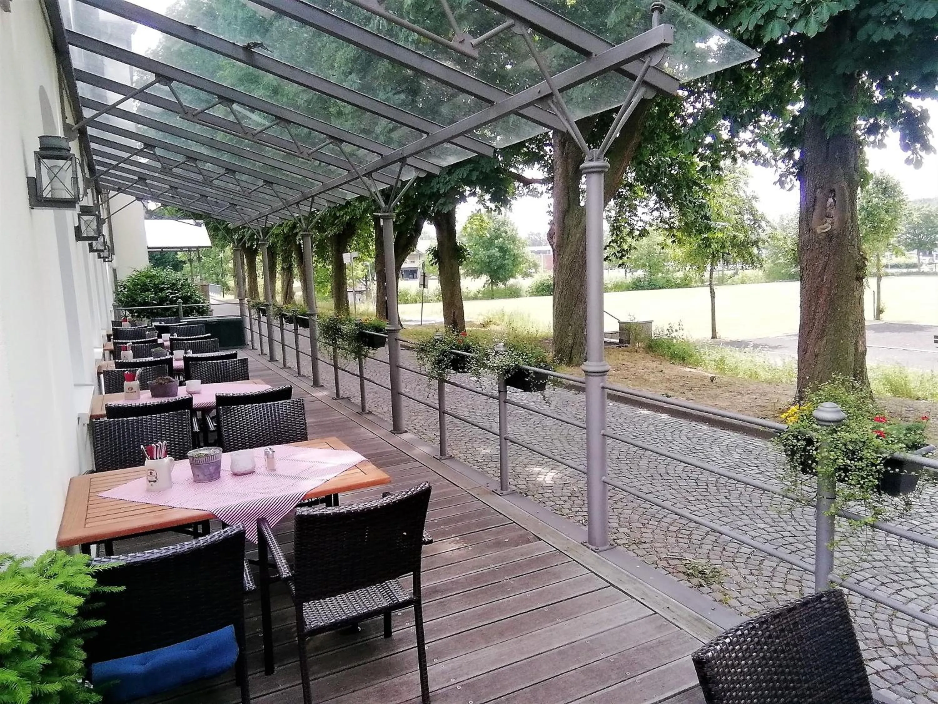 Balcony/Terrace in Hotel Xtra Gleis