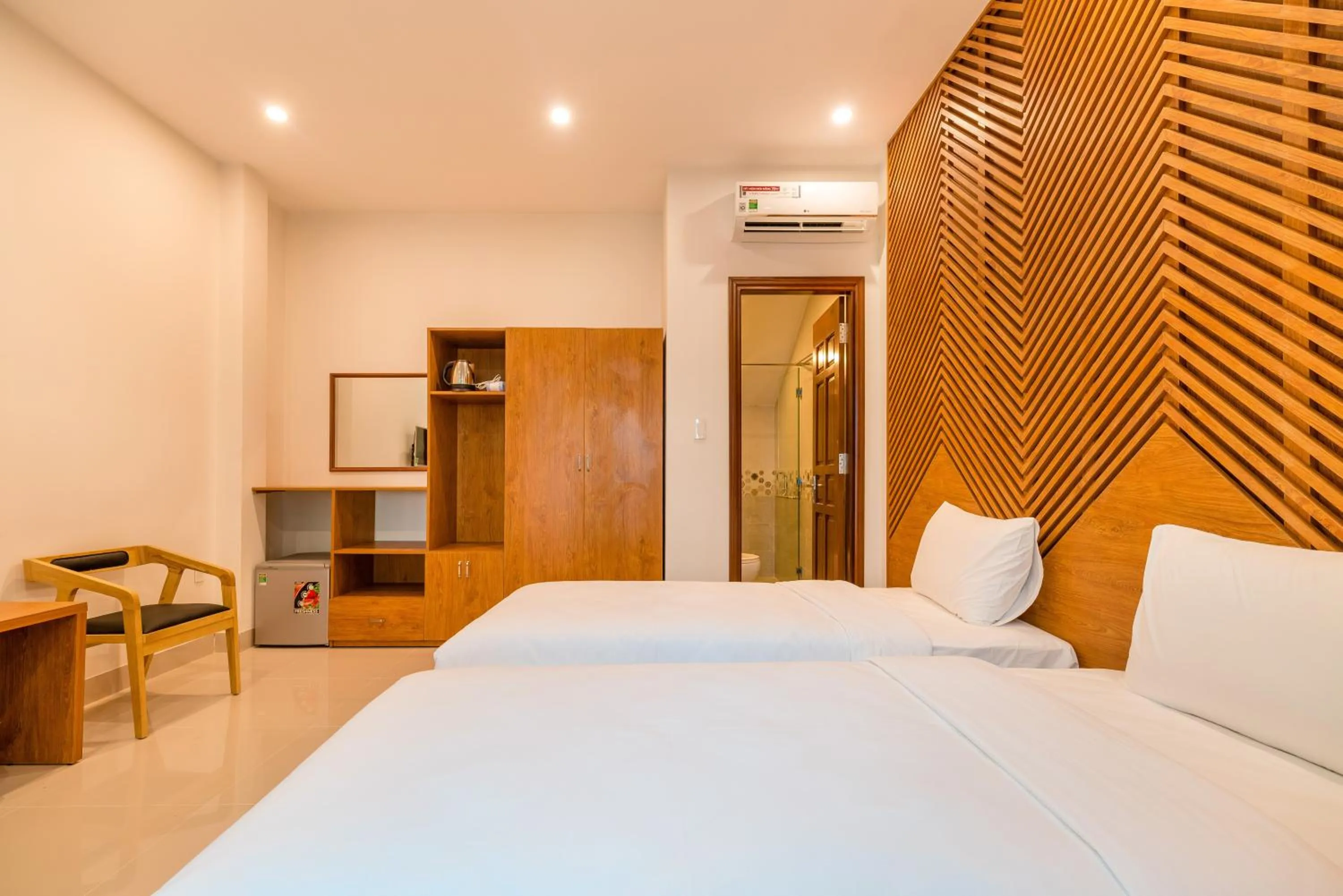 Bed in Phong Phu Villa Hoi An