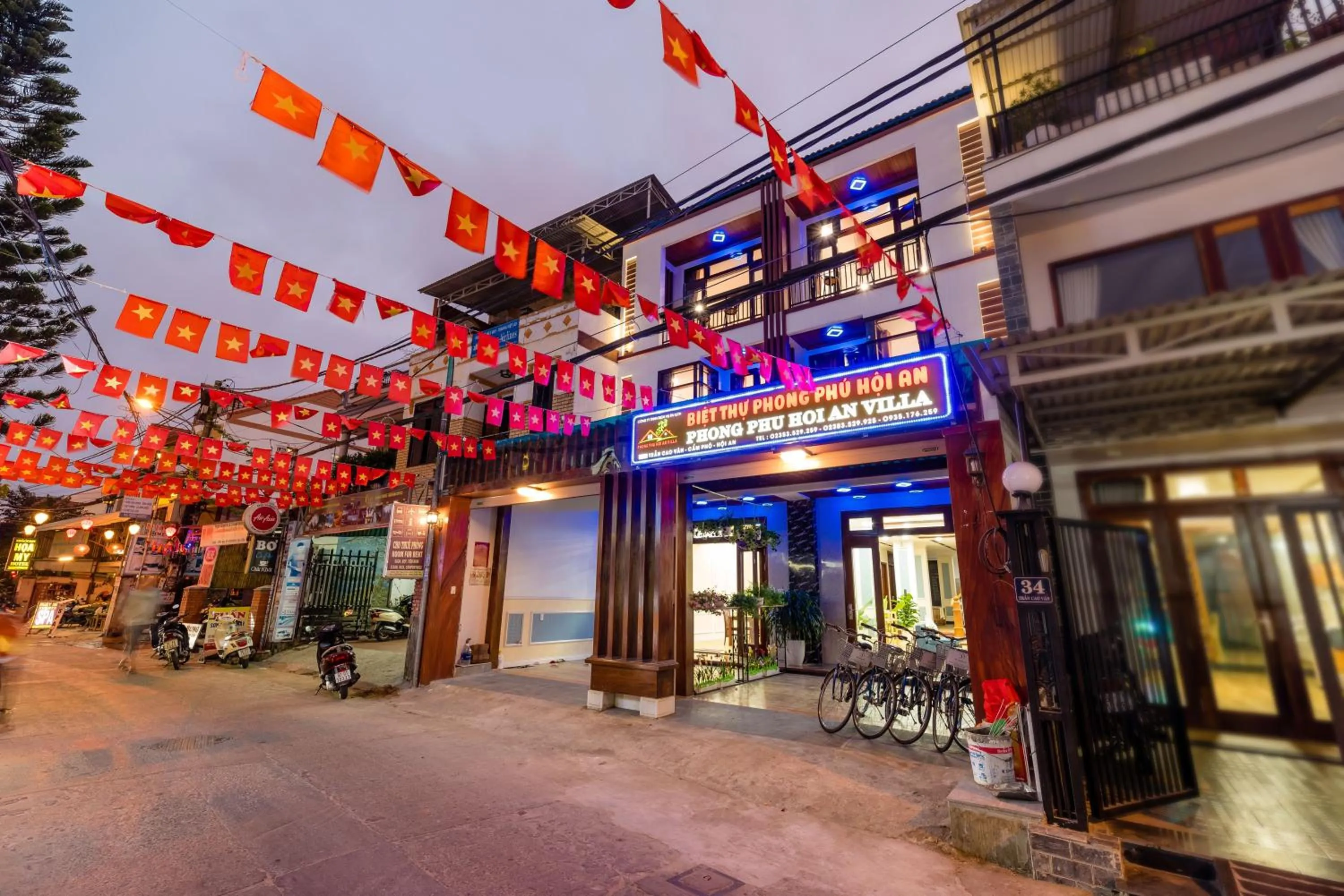 Location in Phong Phu Villa Hoi An