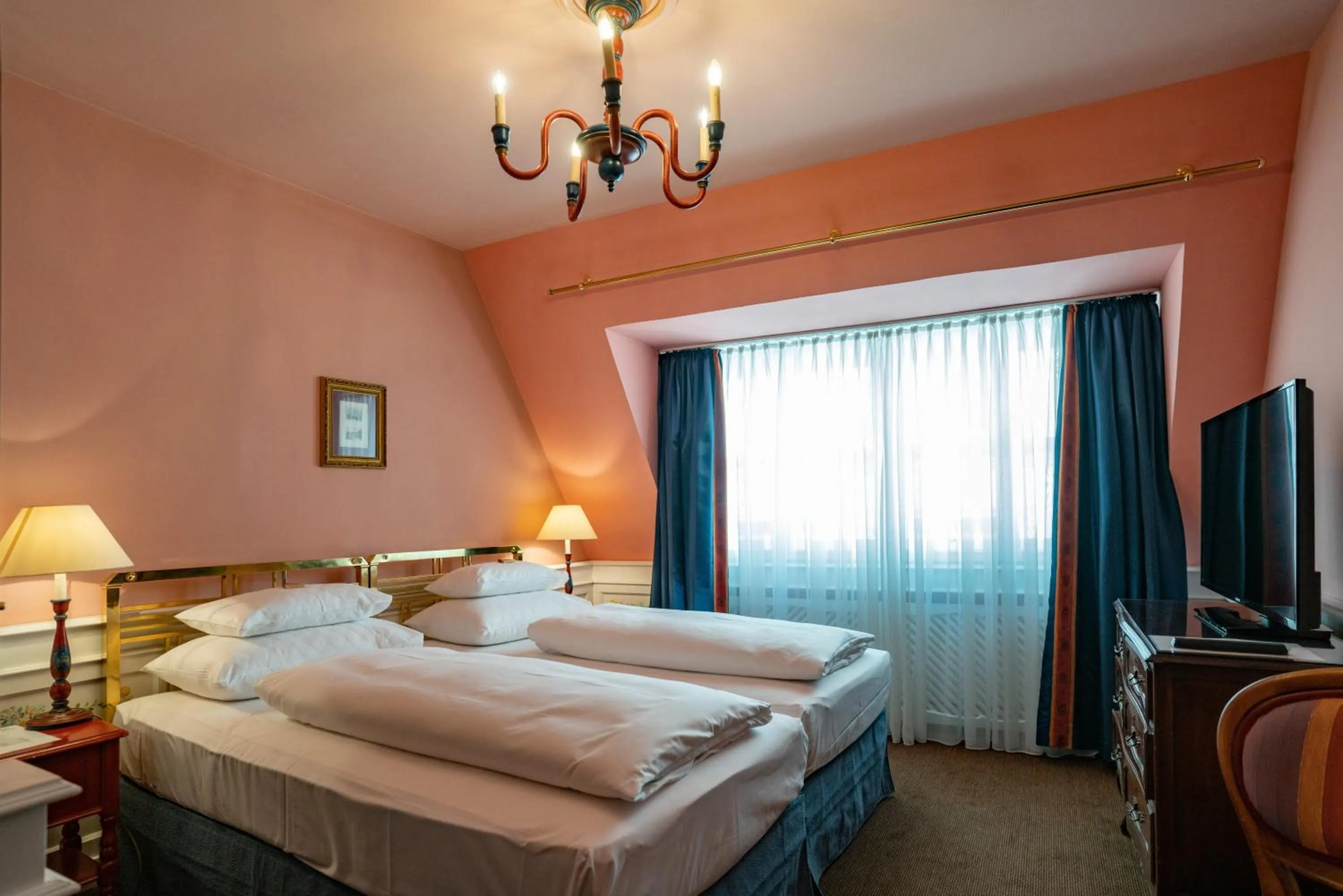 Bed in Hotel König von Ungarn