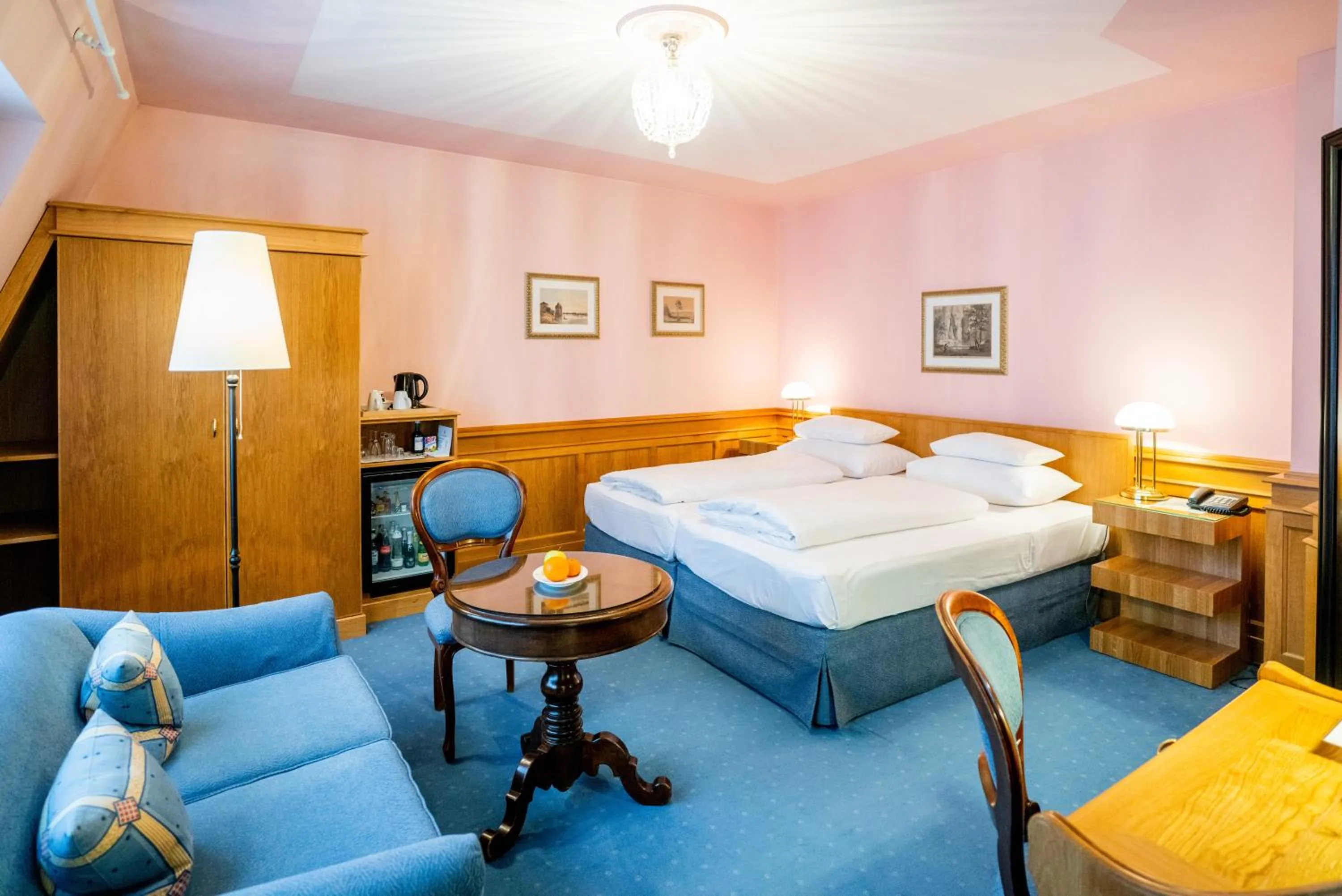 Bed in Hotel König von Ungarn