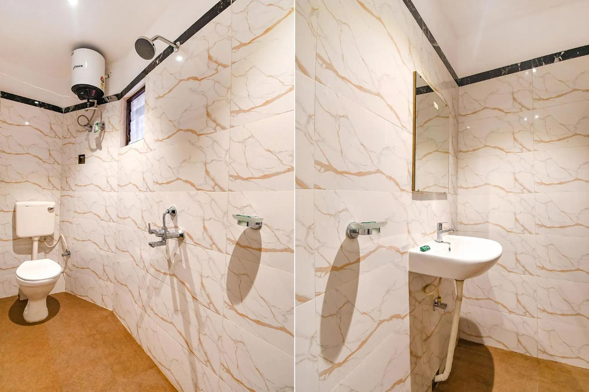 Bathroom in FabHotel Golden Suites - Nr Park Circus 7 point