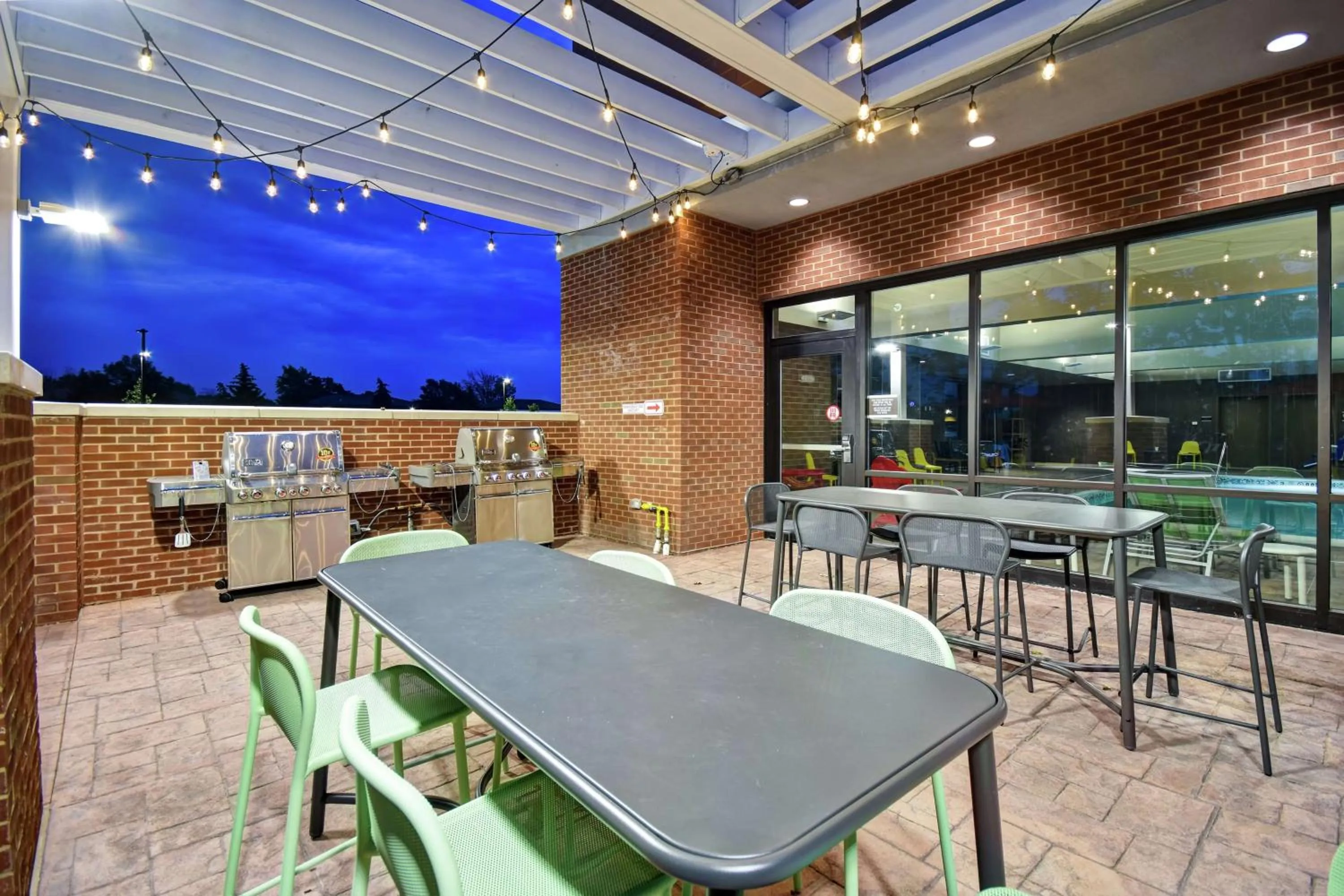 Patio in Home2 Suites By Hilton Amherst Buffalo