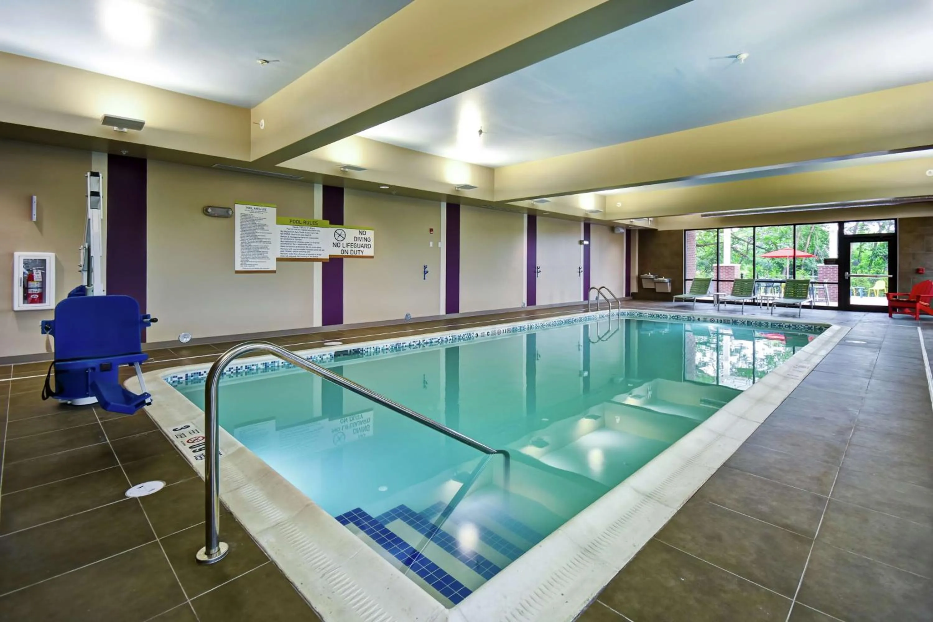 Pool view in Home2 Suites By Hilton Amherst Buffalo