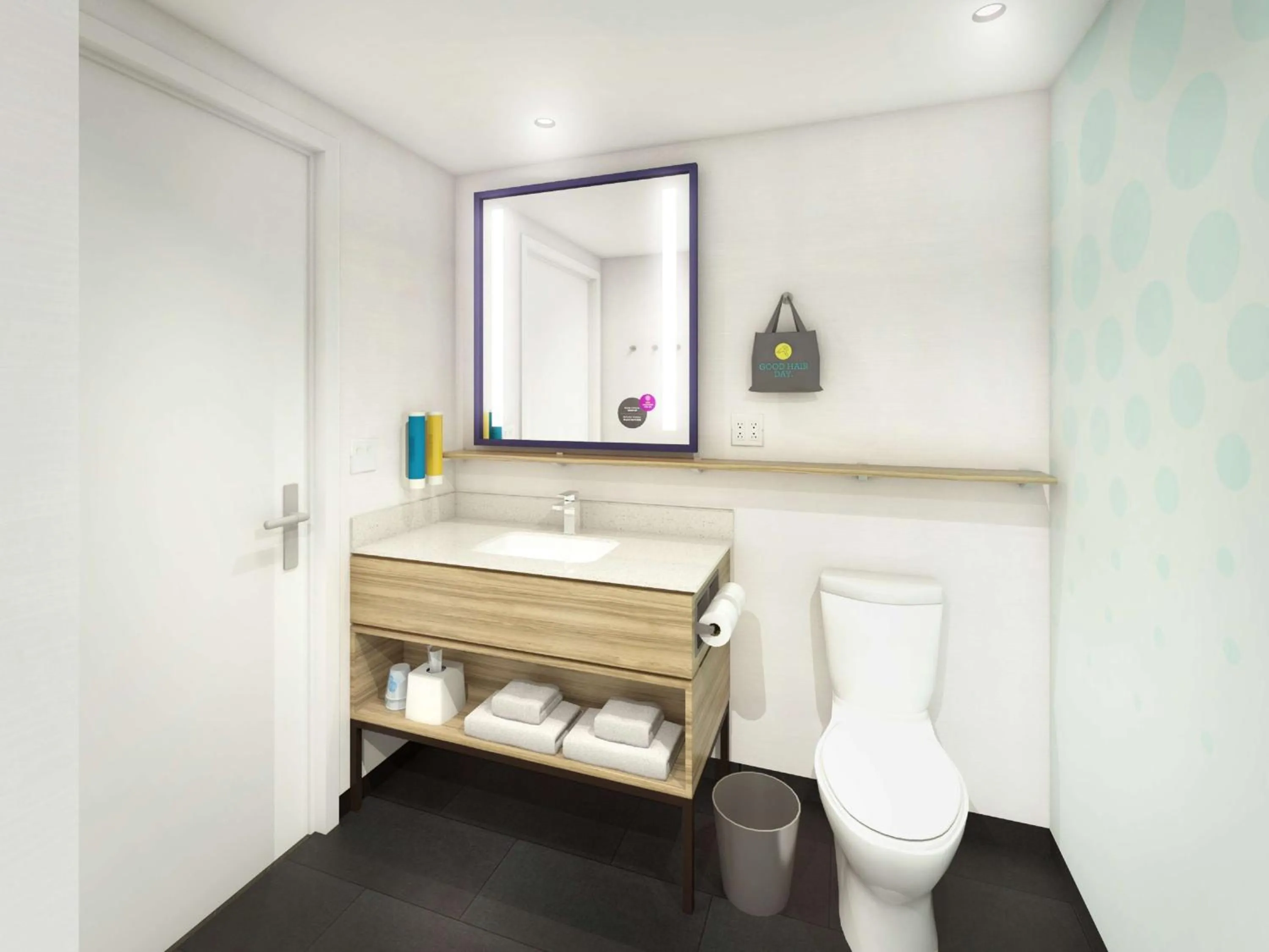 Bathroom in Tru By Hilton Seneca Clemson Sc