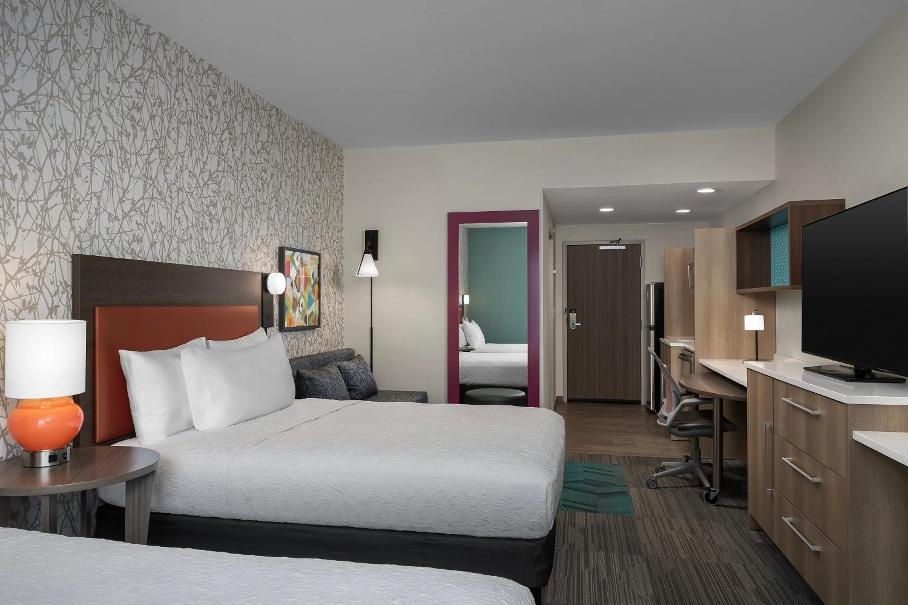 Bedroom, Bed in Home2 Suites By Hilton Edison