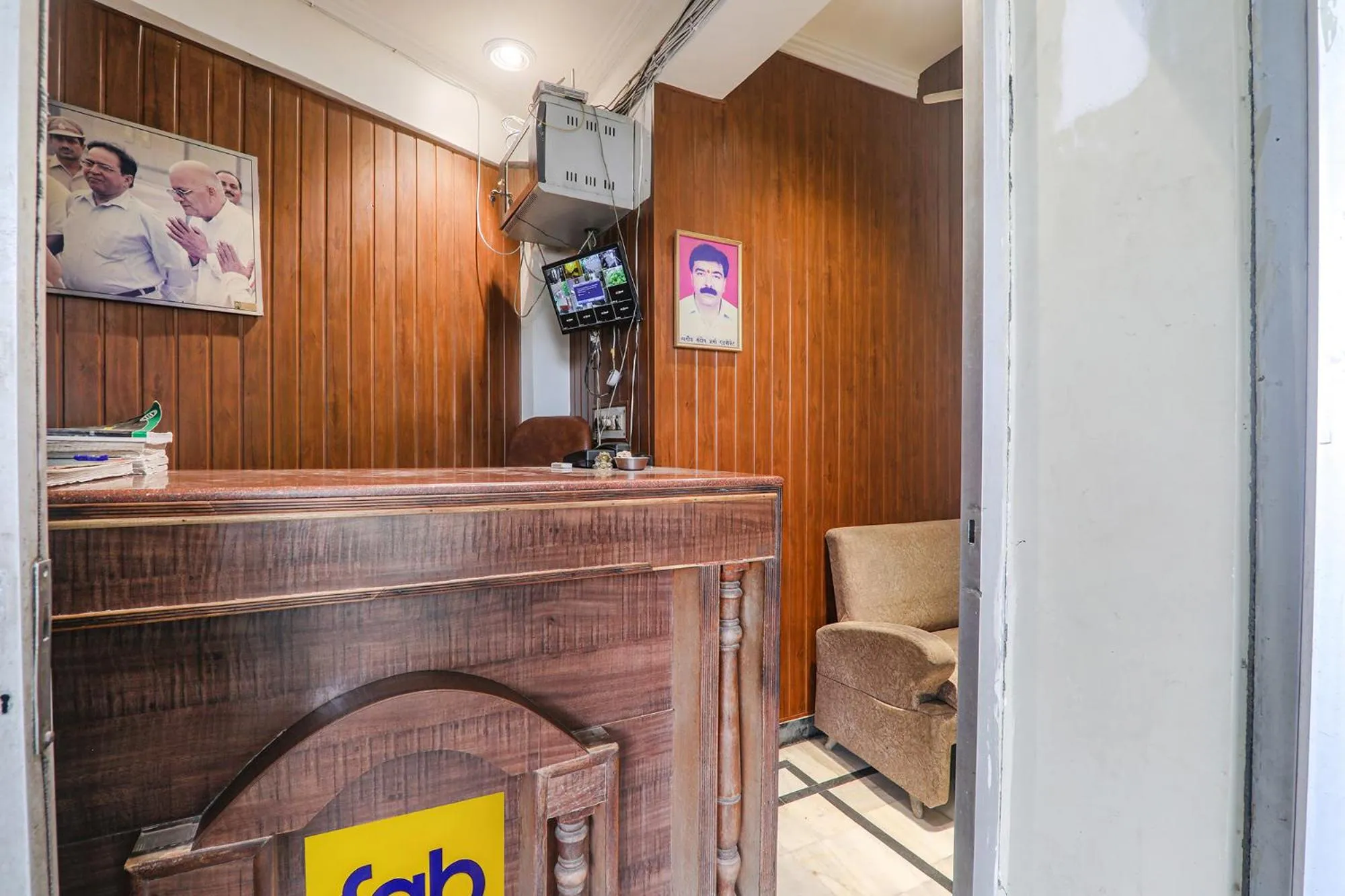 Lobby or reception in FabHotel Bless Inn