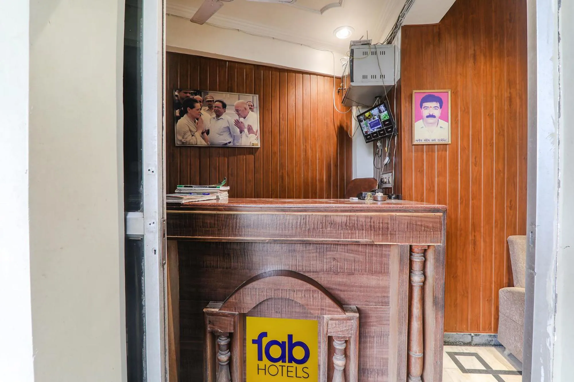 Lobby or reception in FabHotel Bless Inn
