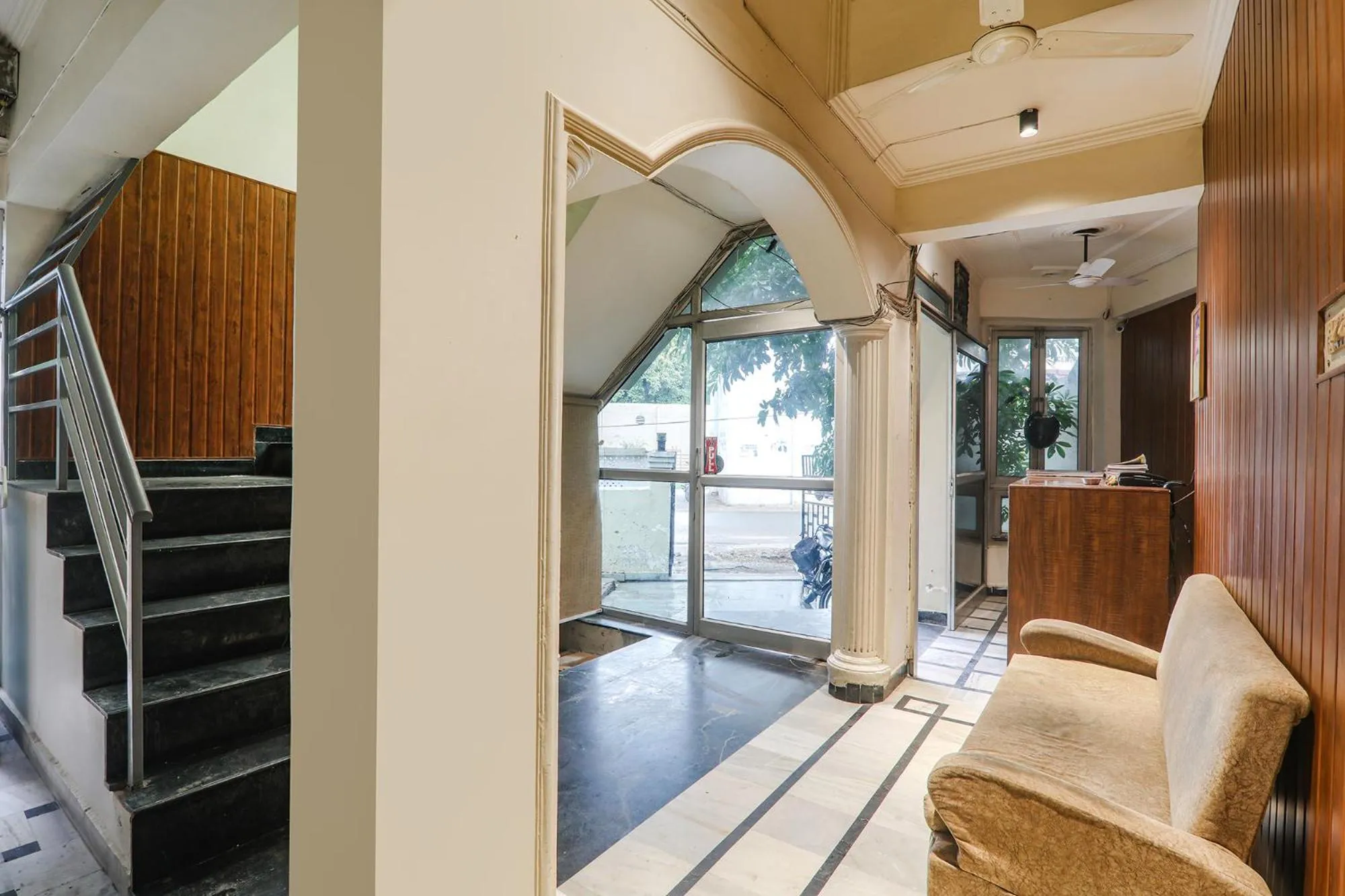 Seating area in FabHotel Bless Inn