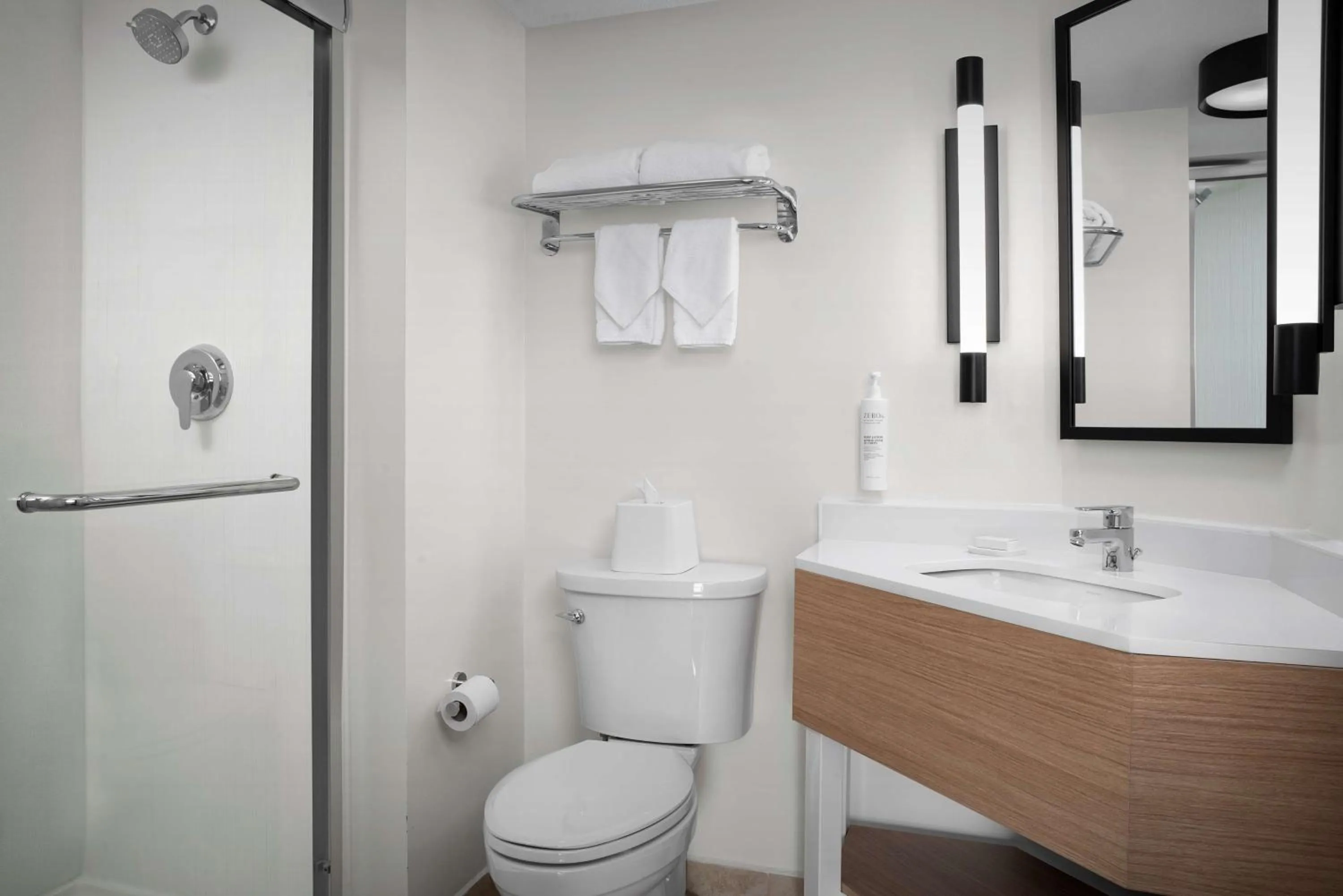 Bathroom in Spark by Hilton Tampa Brandon