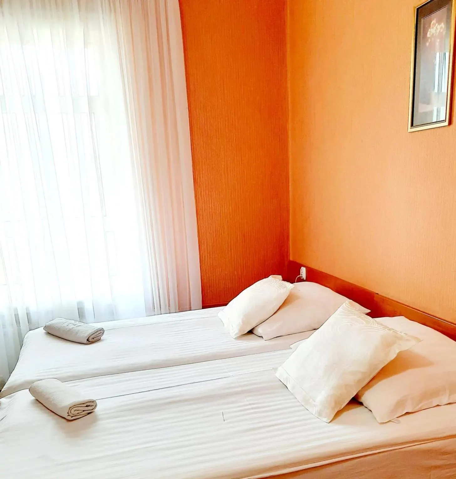 Bed in Hotel Bursztyn