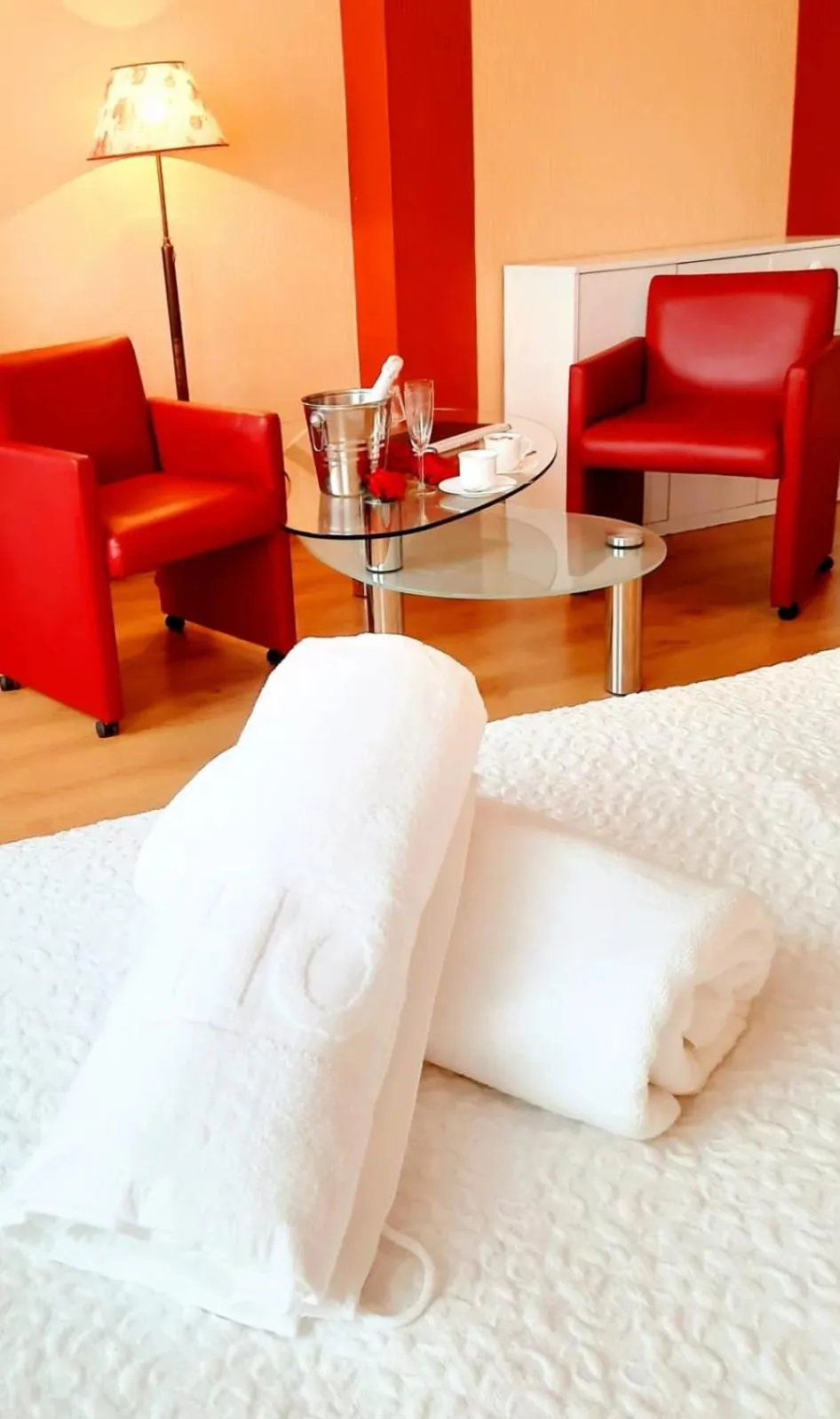 Bed in Hotel Bursztyn