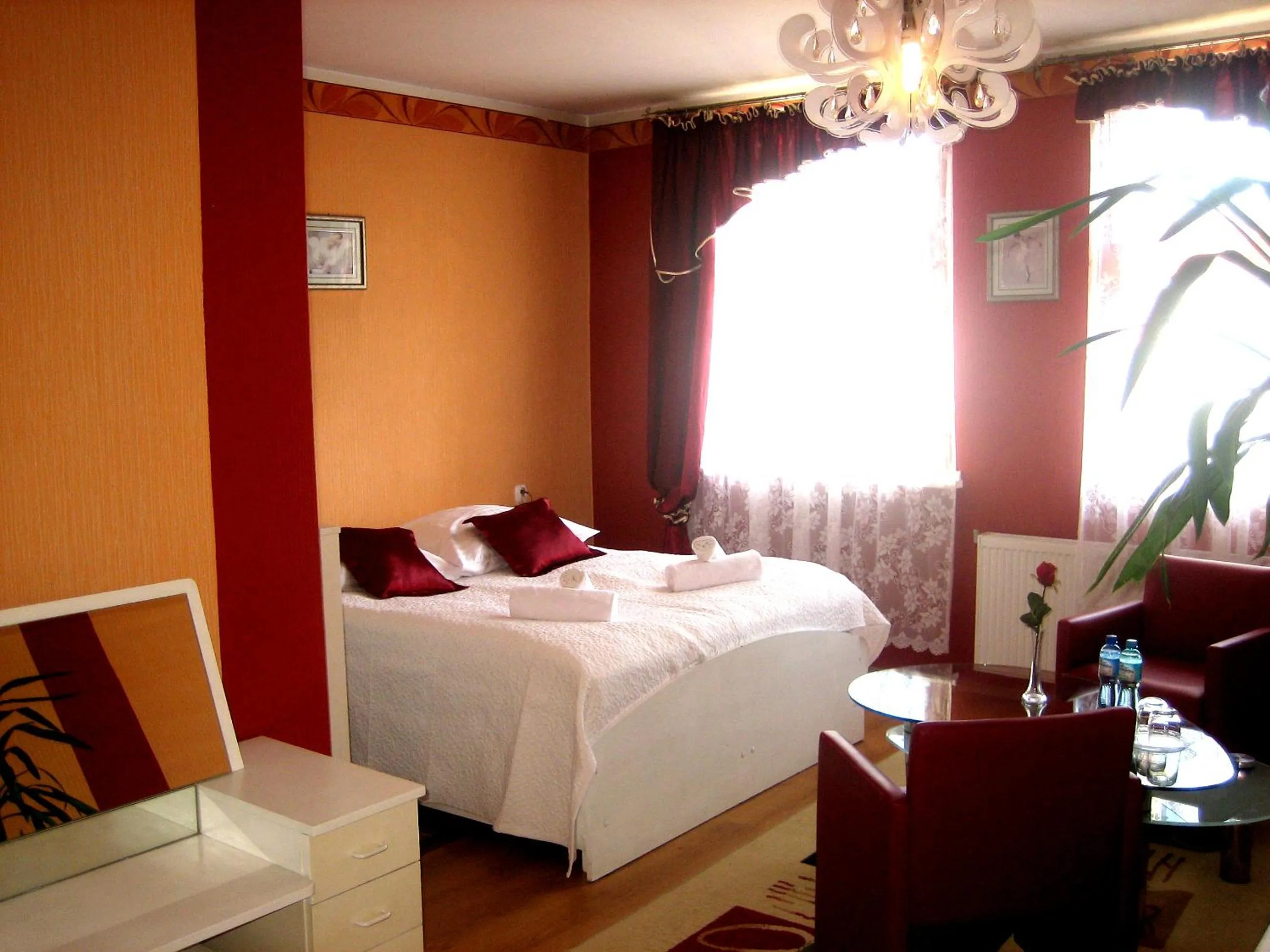 Bed in Hotel Bursztyn