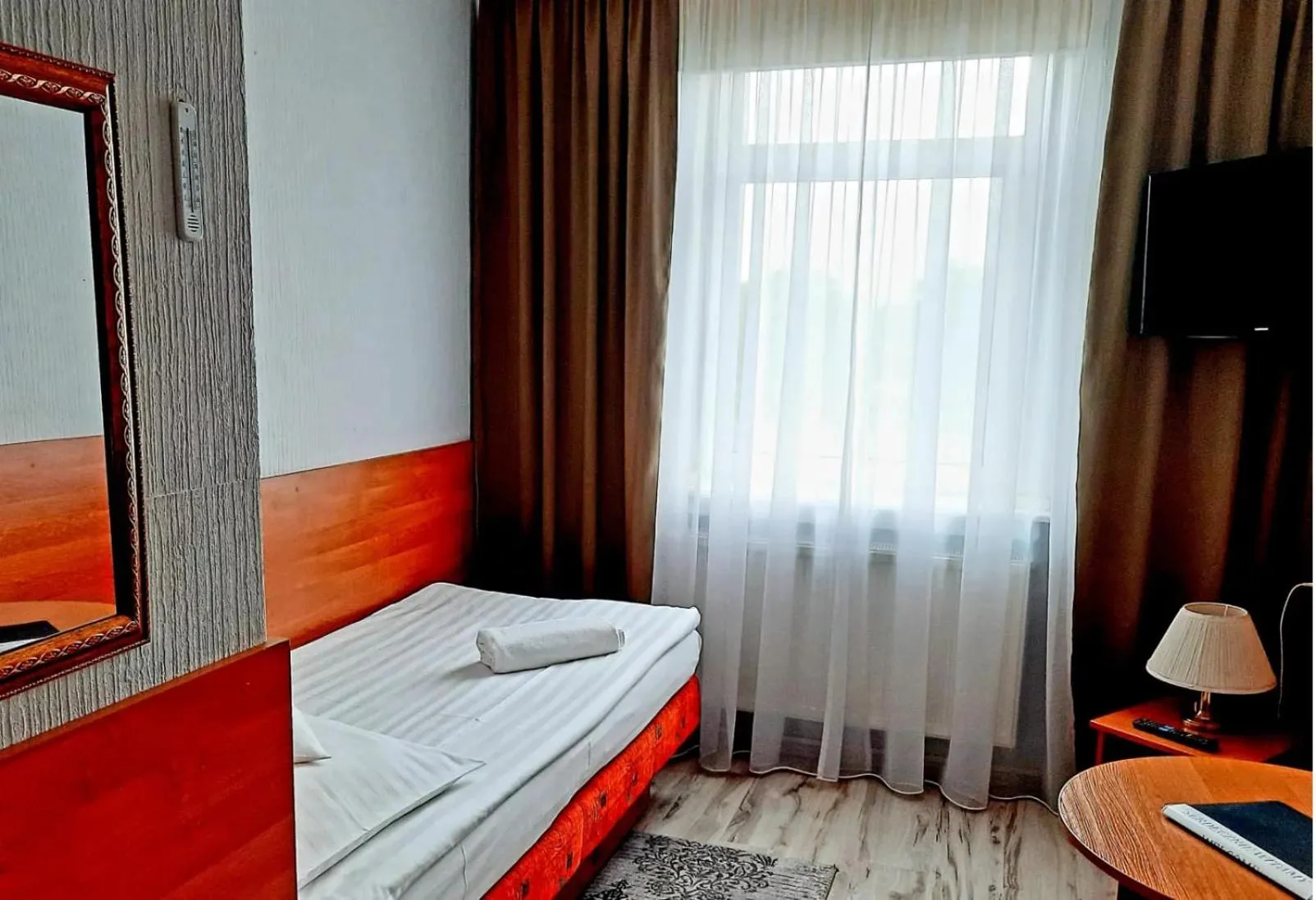 Bed in Hotel Bursztyn