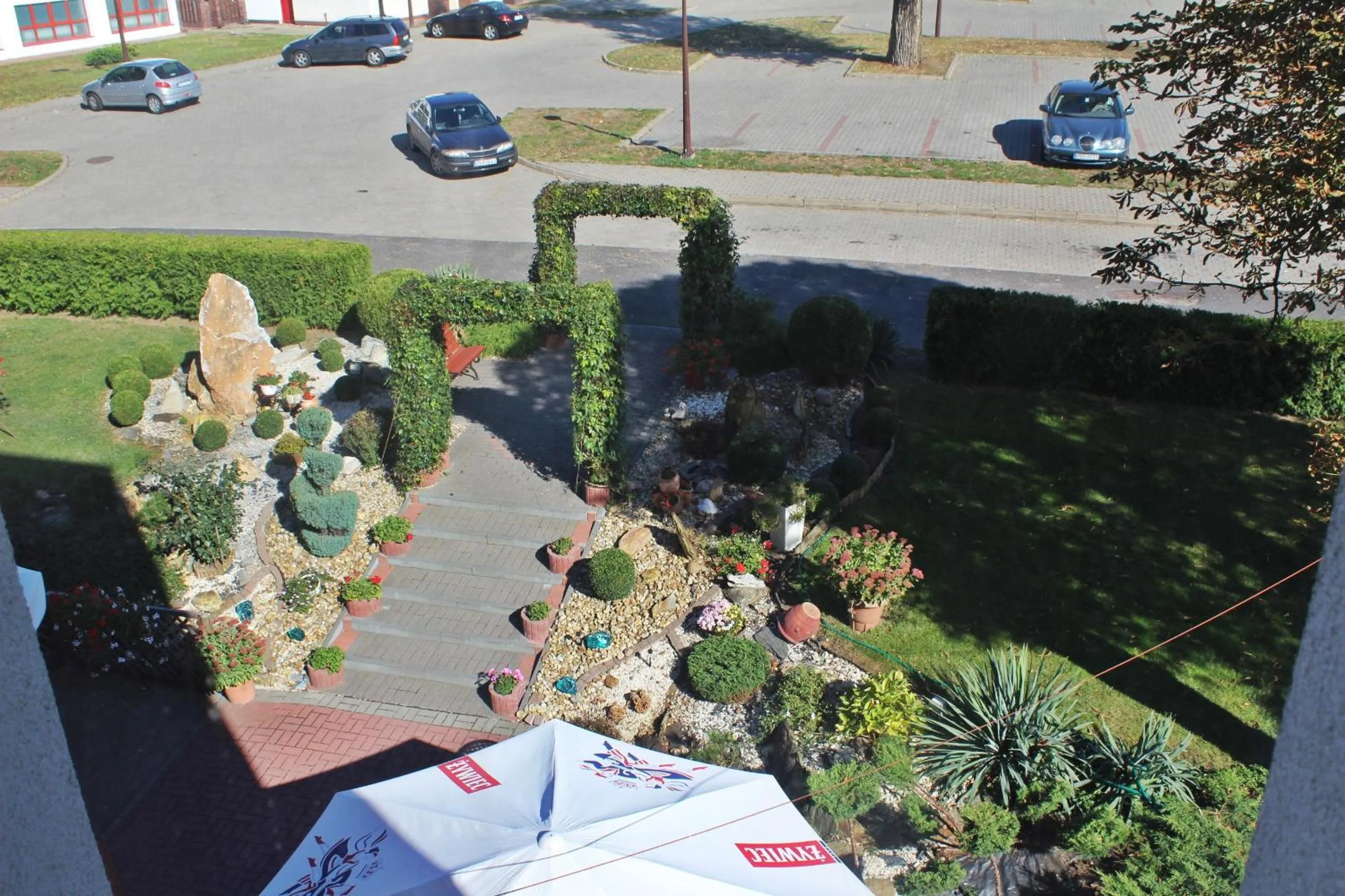 Bird's eye view in Hotel Bursztyn