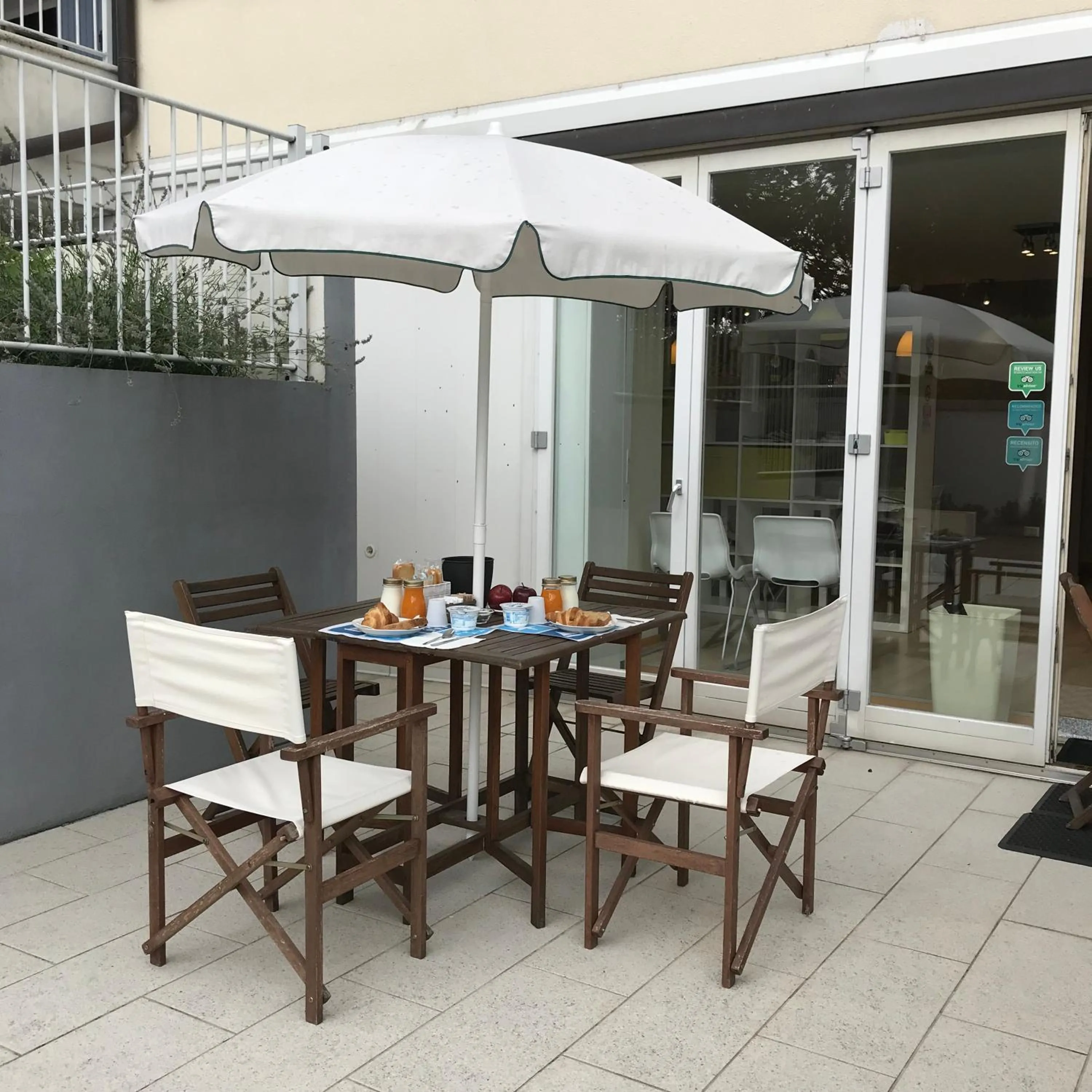 Patio in Bed and Breakfast Villa Sofia