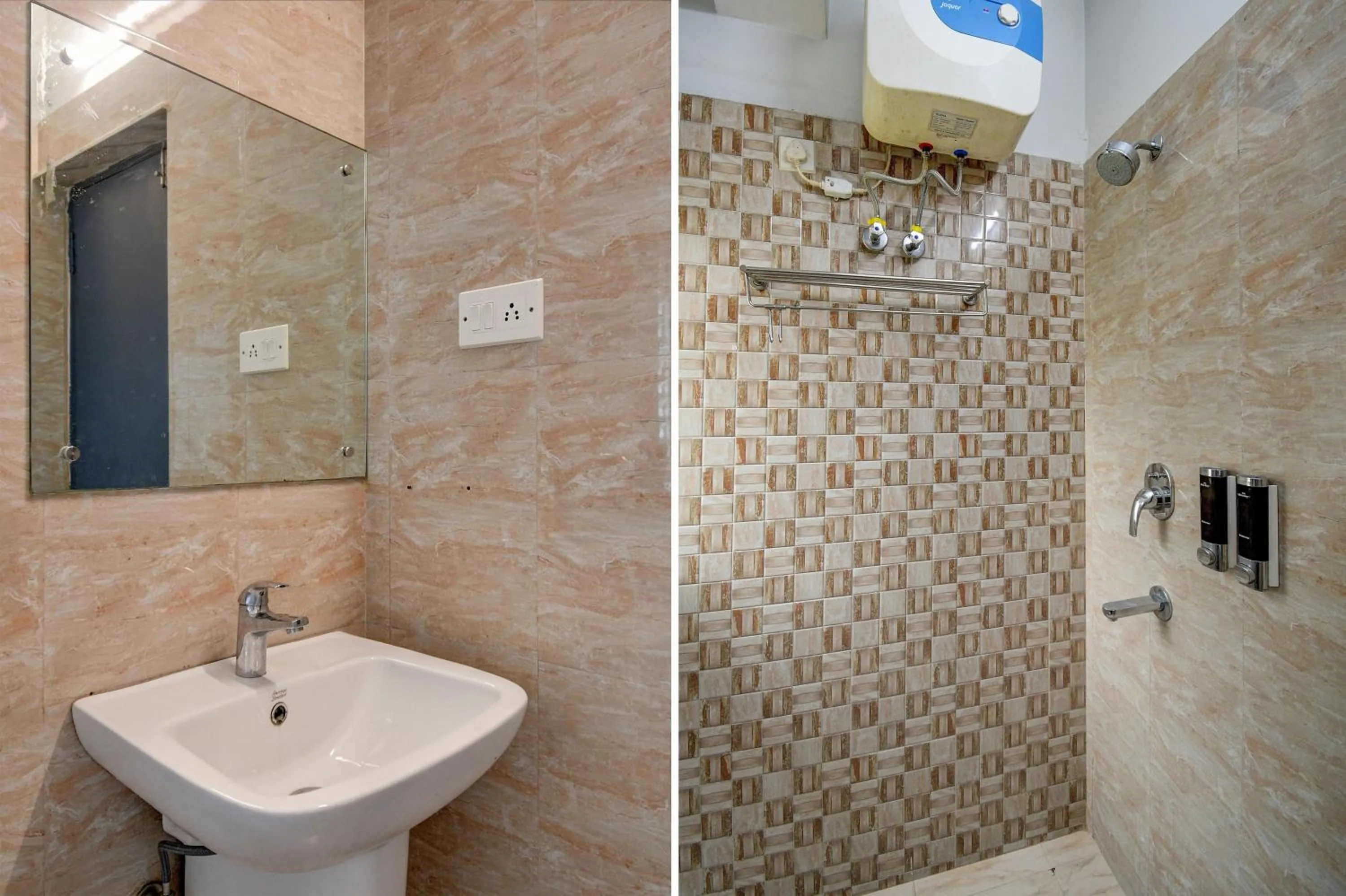 Bathroom in FabHotel Silver Key kalighat