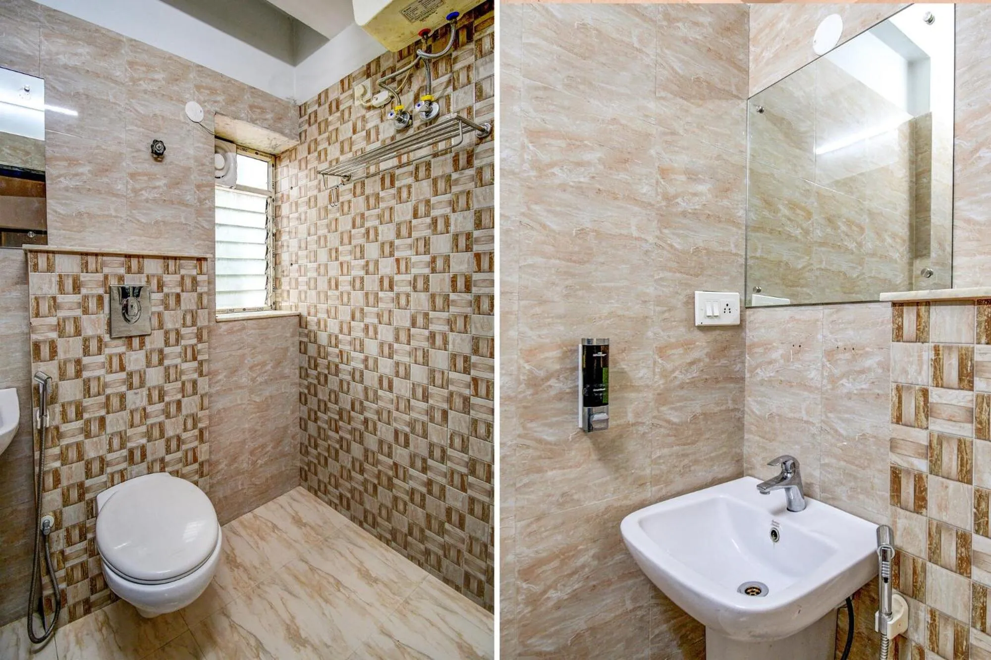 Bathroom in FabHotel Silver Key kalighat