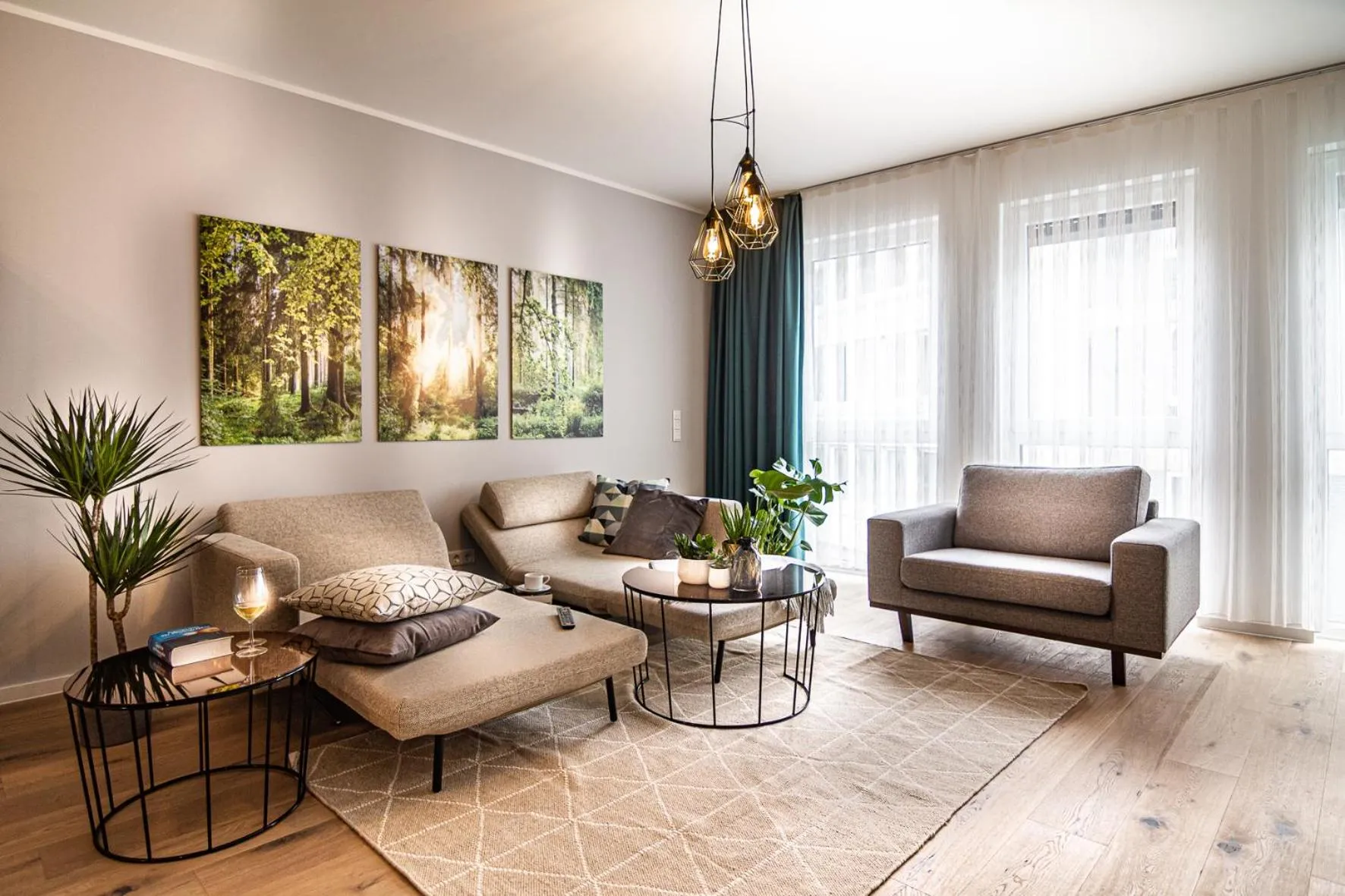 Living room in Sleep Inn Düsseldorf Suites