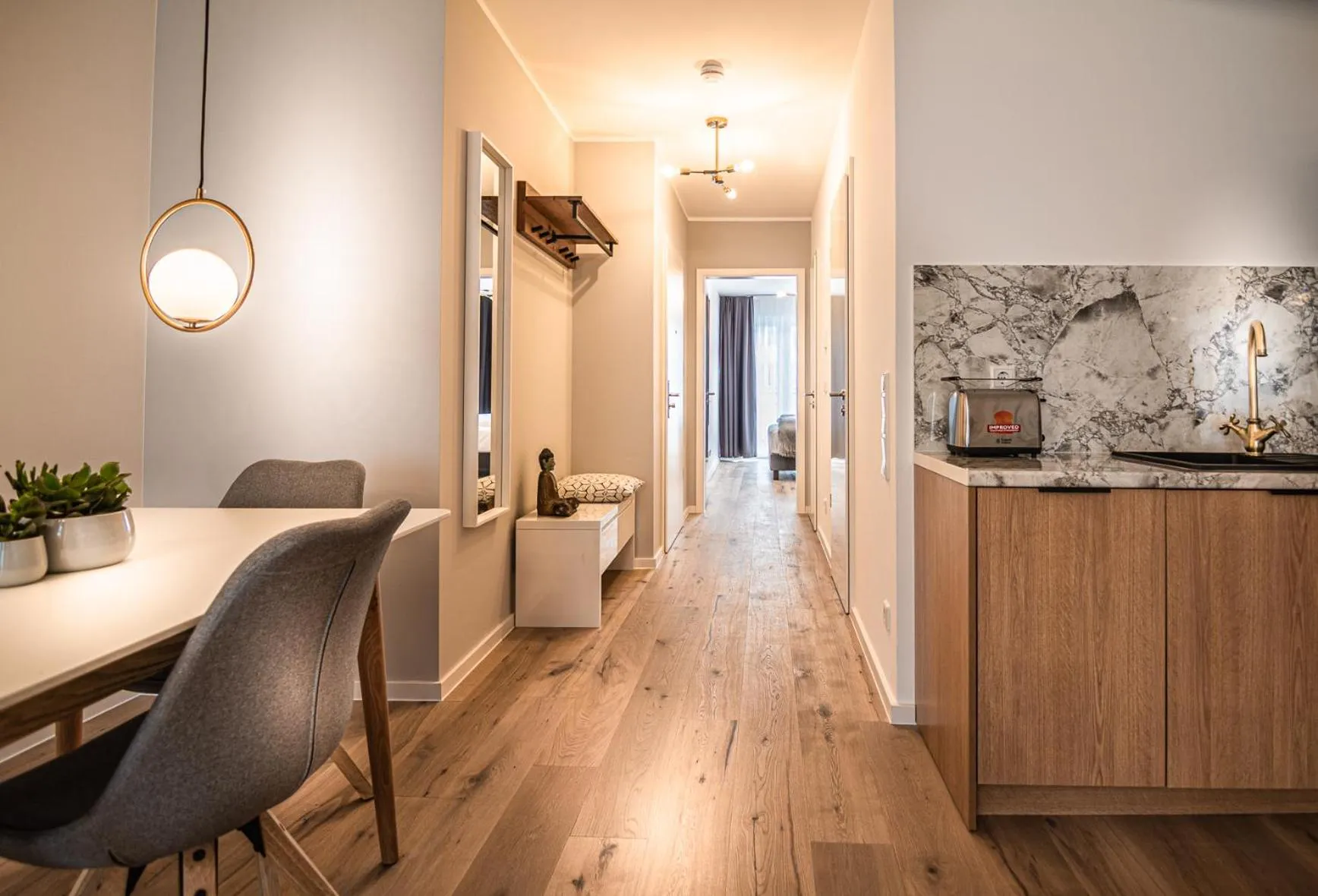 Kitchen or kitchenette in Sleep Inn Düsseldorf Suites